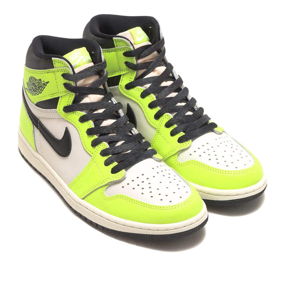 NIKE ナイキ AIR JORDAN1 HIGH OG VOLT 555088-702 エアジョーダン1 ボルト ハイカットスニーカー US10.5/28.5cm ホワイト/イエロー