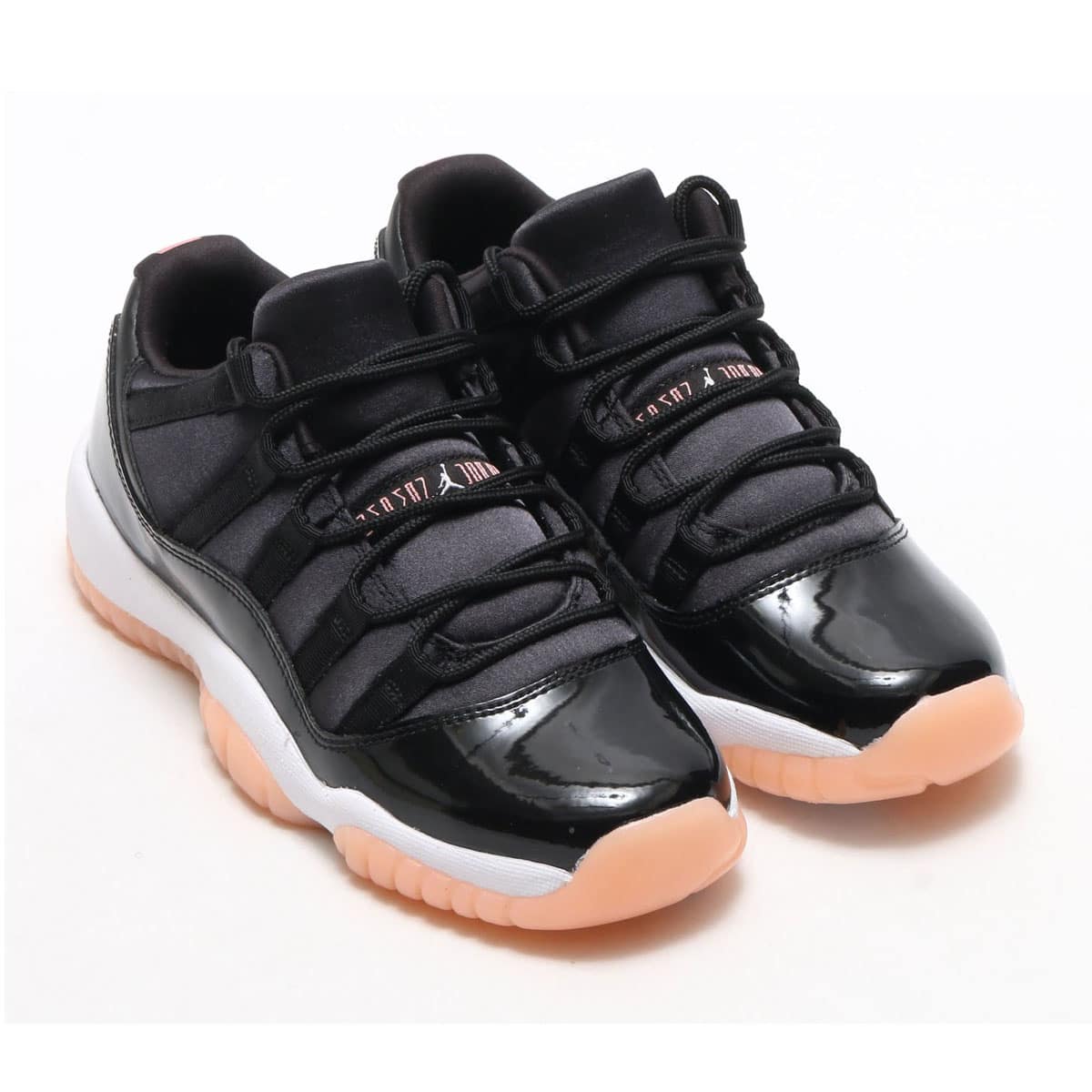 Air Jordan 11 Low Bleached Coral Black Youth 580521-013 Lot Size