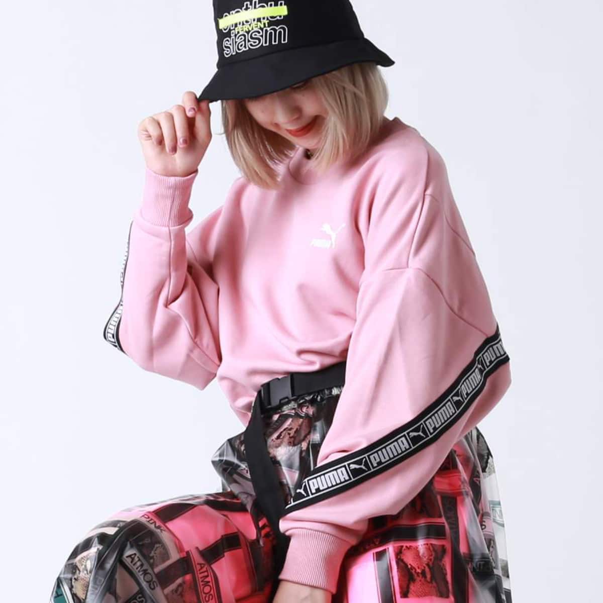 PUMA CLASSICS TAPE CREWSWEAT BRIDAL ROSE 19FA-I_photo_large