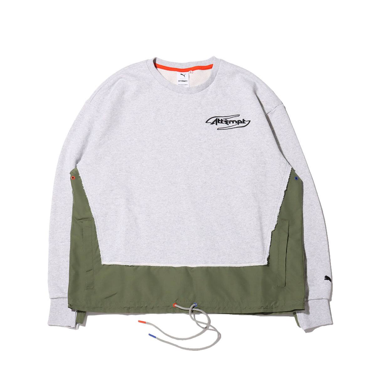 PUMA X ATTEMPT CREW GRAY 20FA-I_photo_large