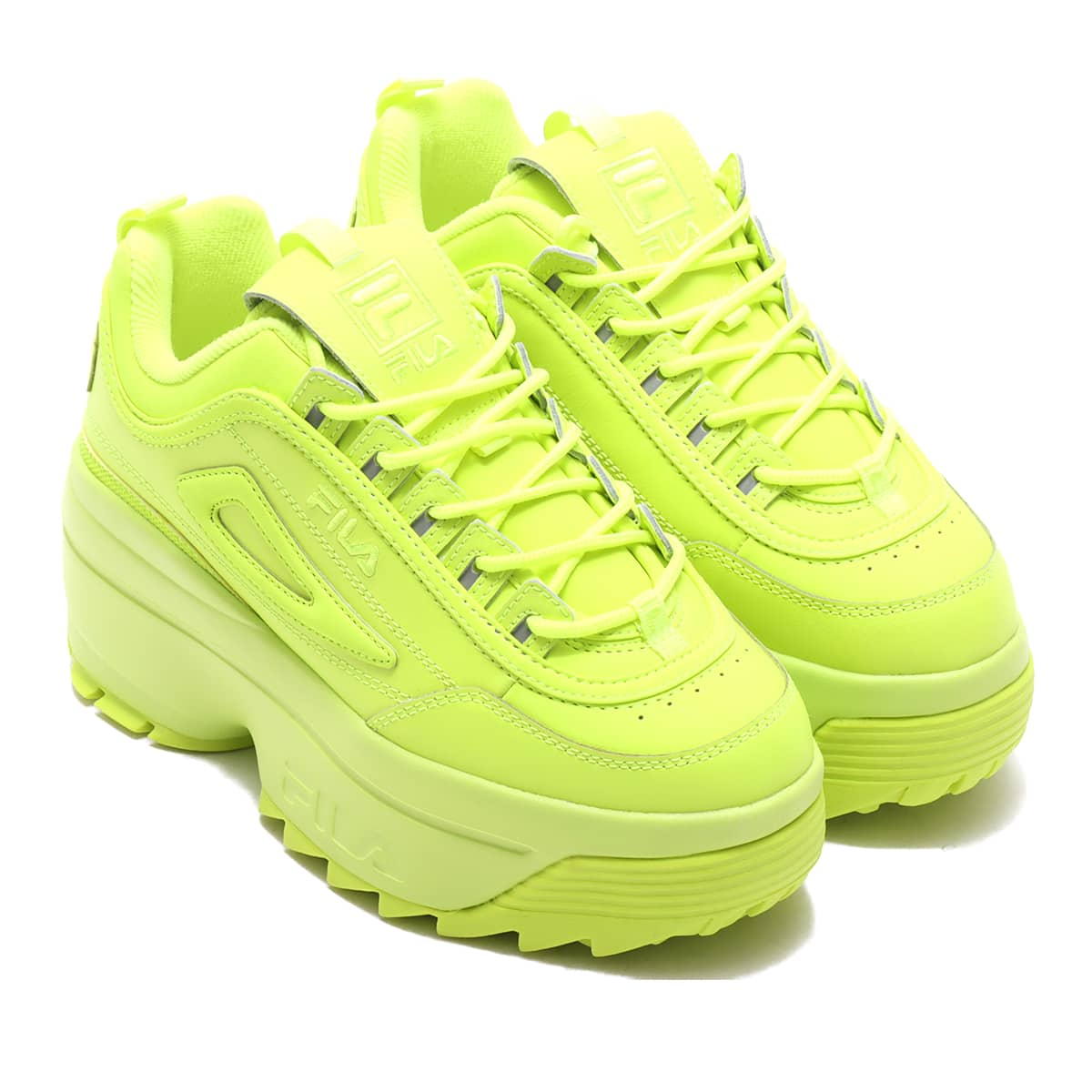 fila disruptor low yellow