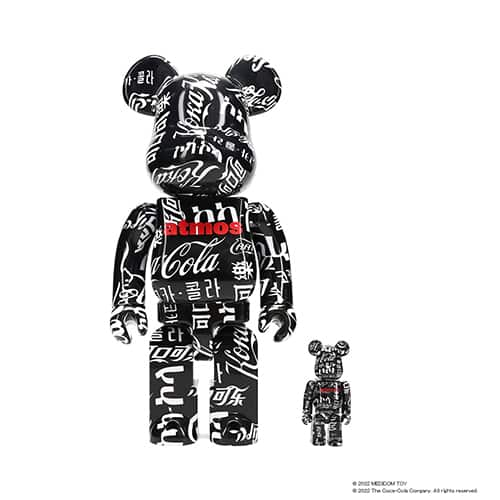 MEDICOM TOY BE@RBRICK Coca-Cola × atmos TYPE-6 100% & 400%