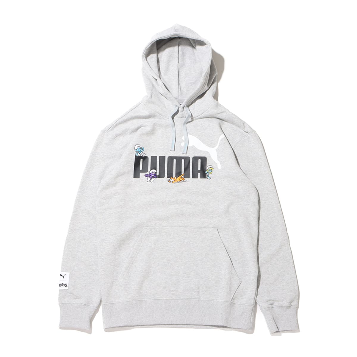 PUMA PUMA X THE SMURFS GRAPHIC HOODIE TR LIGHT GRAY HE 23FA-I