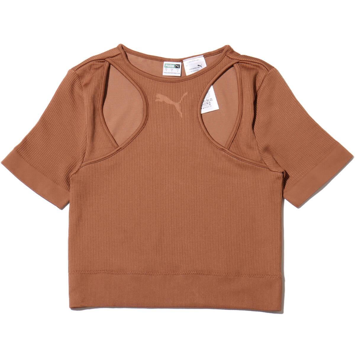 PUMA DARE TO MUTED MOTION TEE BROWN MUSHROOM のメイン画像