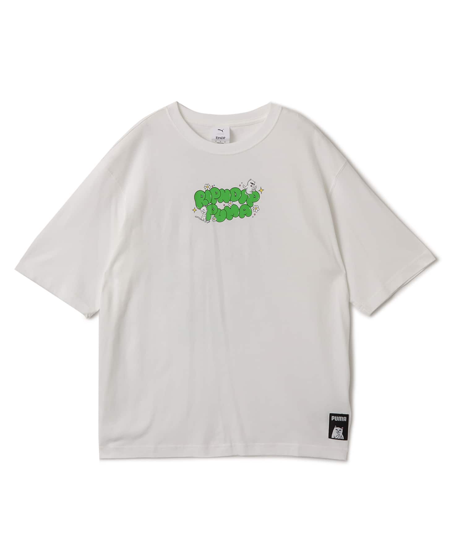 PUMA PUMA x RIPNDIP BOXY GRAPHIC TEE PUMA WHITEのメイン画像