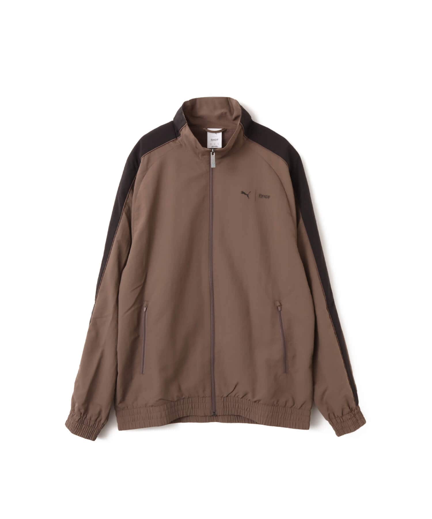 PUMA PUMA x RIPNDIP T7 OVERSIZED TRACK JACKET WV FLAT BRONZEのメイン画像