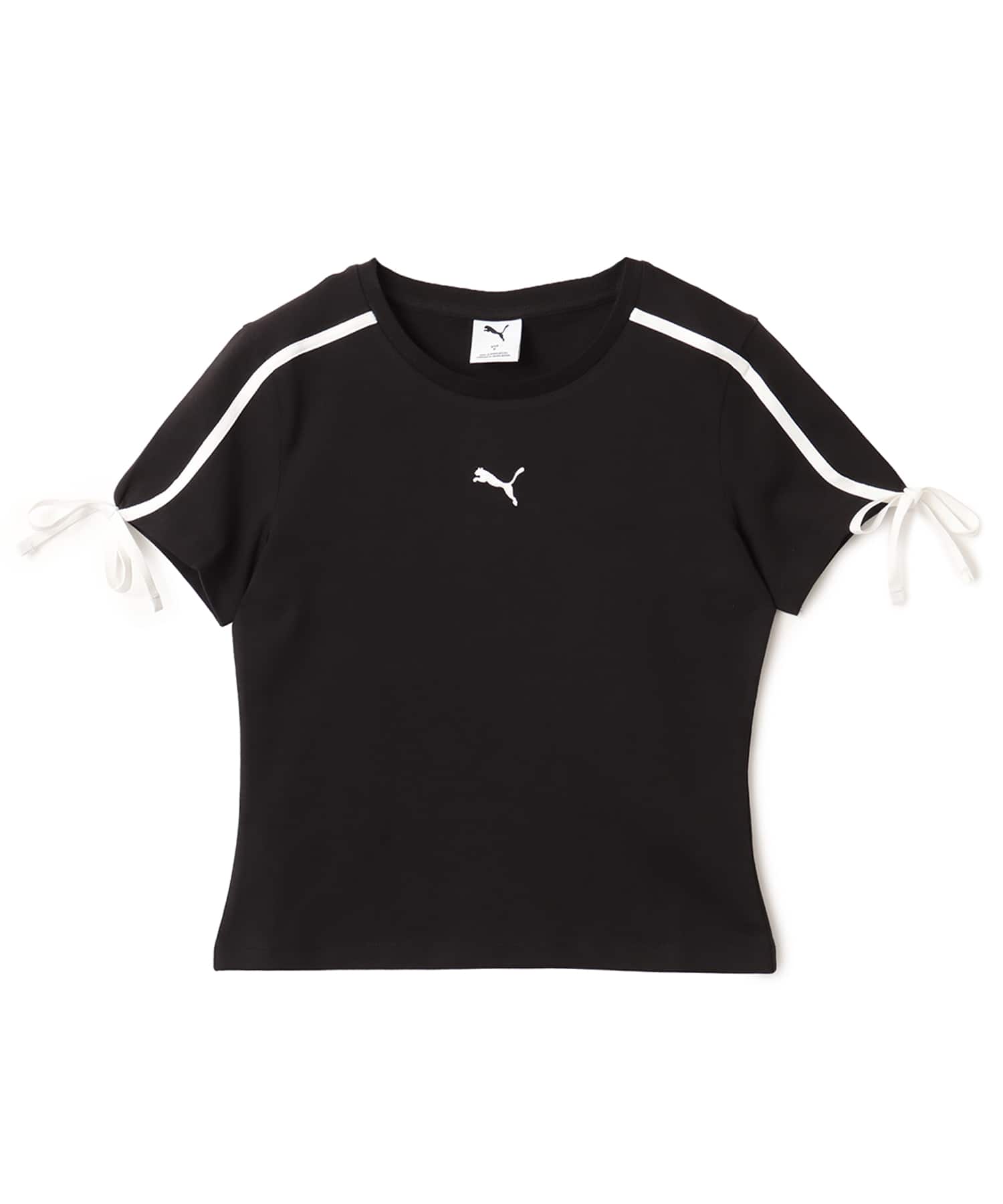 PUMA T7 MODERN DELIGHT SLIM SHORT TSHIRT PUMA BLACK（プーマ