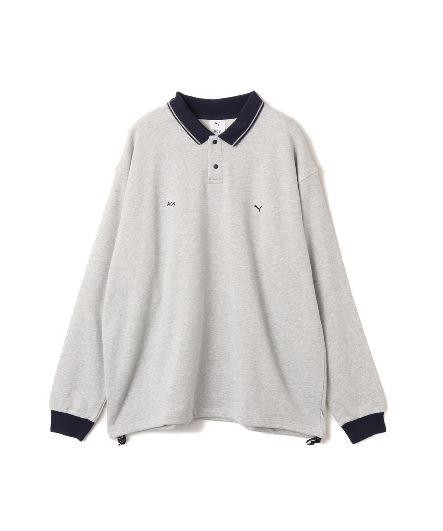 PUMA PUMA x ACY FOOTBALL SWEAT SHIRT LIGHT GRAY HEATHER