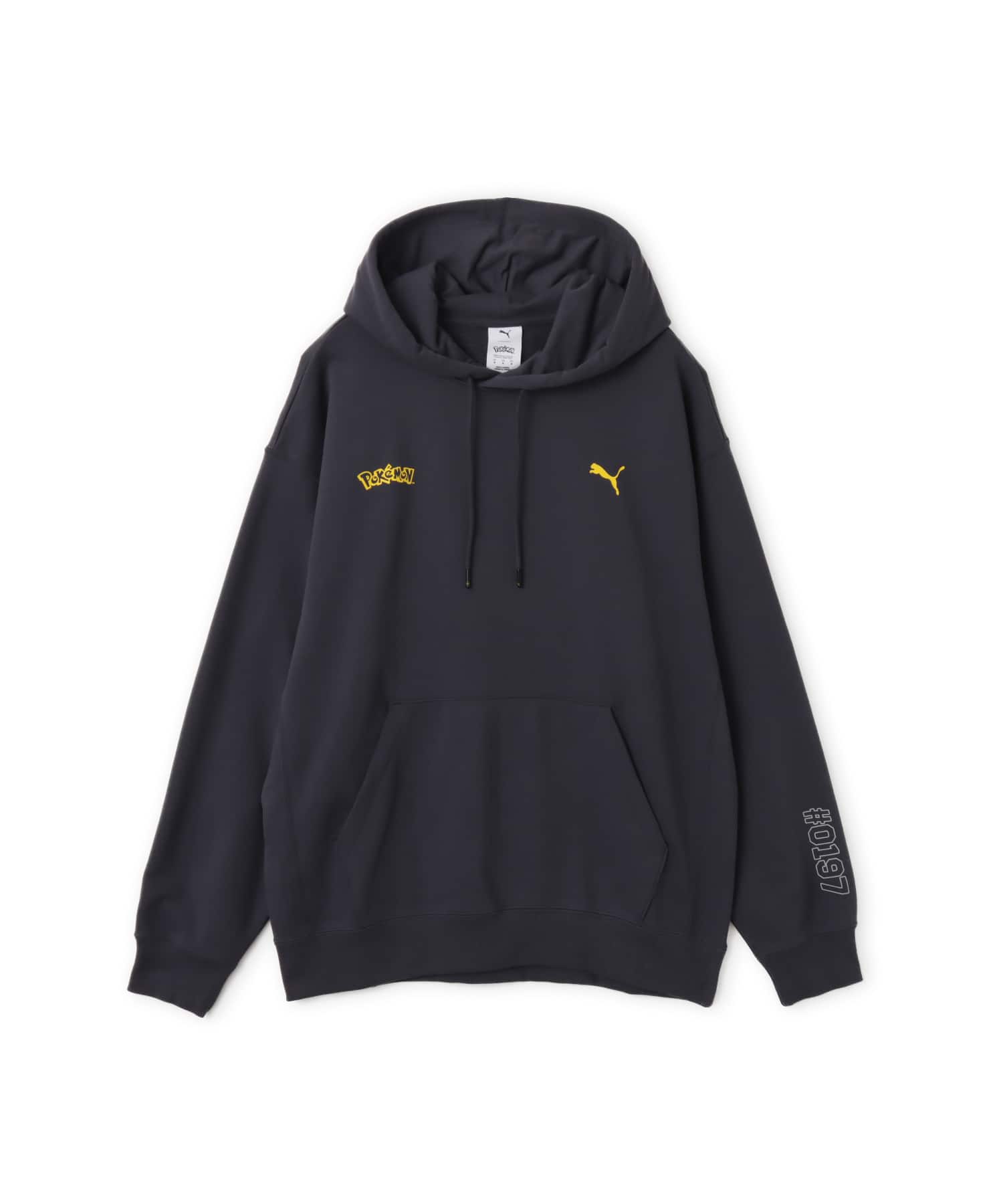 PUMA PUMA X POKEMON RELAXED GRAPHIC HOODIE TR STRONG GRAYのメイン画像