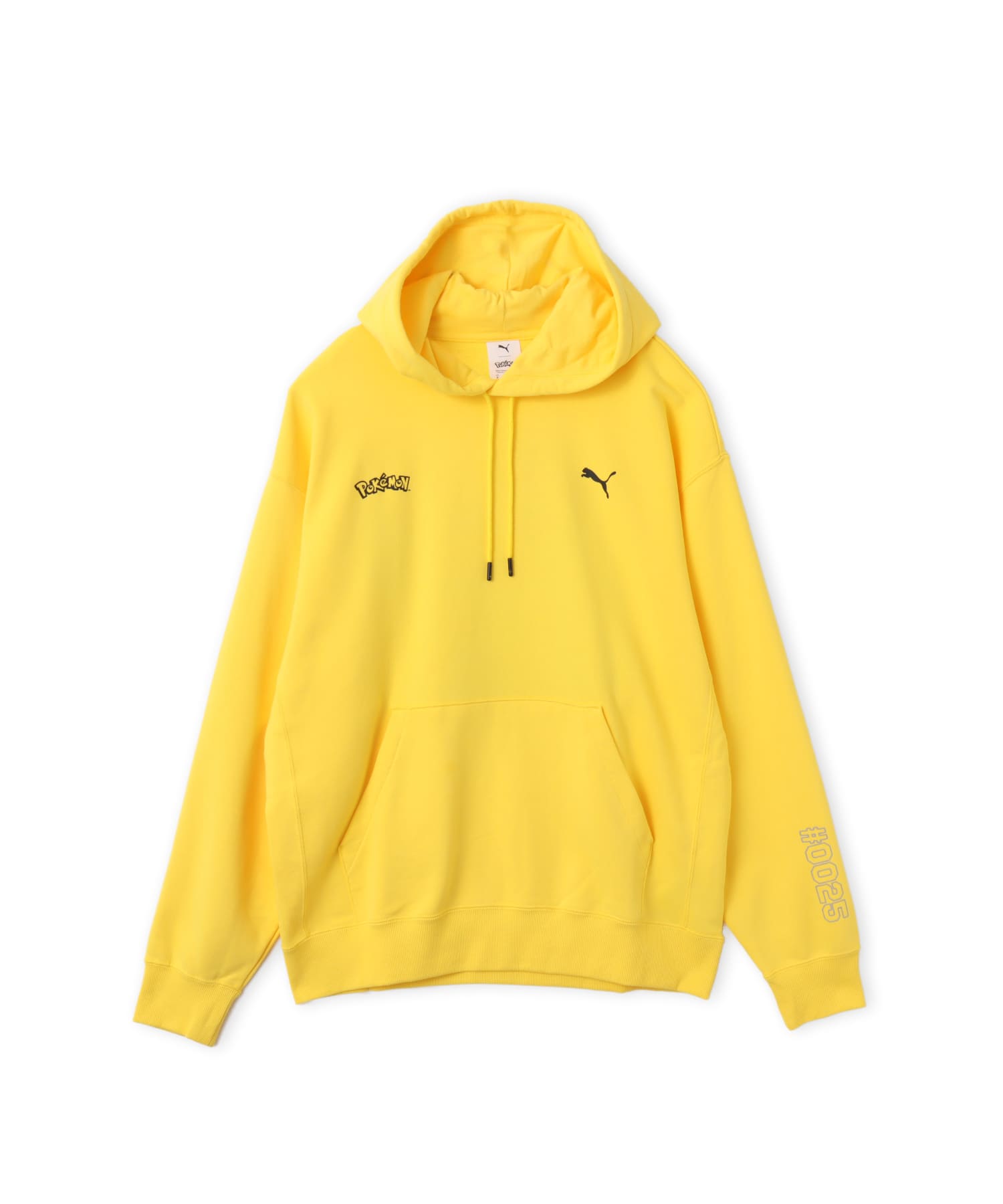 PUMA PUMA X POKEMON RELAXED GRAPHIC HOODIE TR ENERGIZING YELLOWのメイン画像
