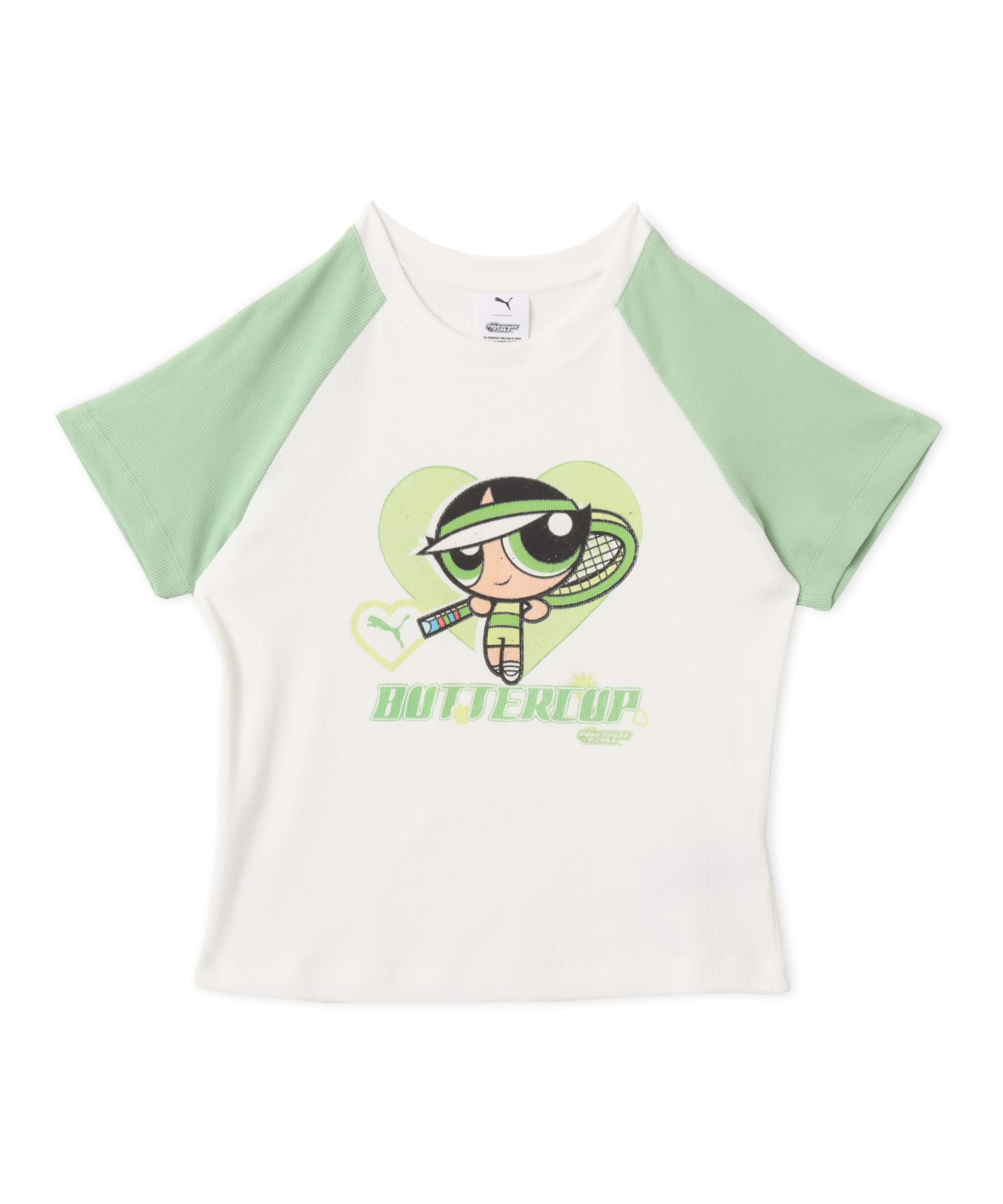 PUMA POWERPUFFGIRLS SS TEE REGLAN W PUMA WHITEのメイン画像