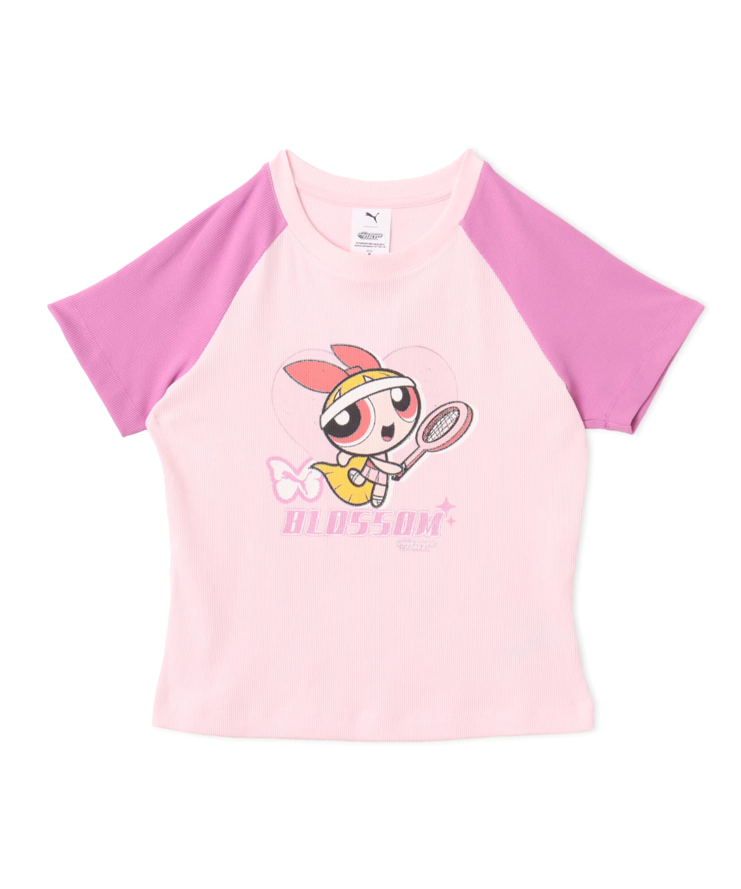 PUMA POWERPUFFGIRLS SS TEE REGLAN W WHISP OF PINKのメイン画像