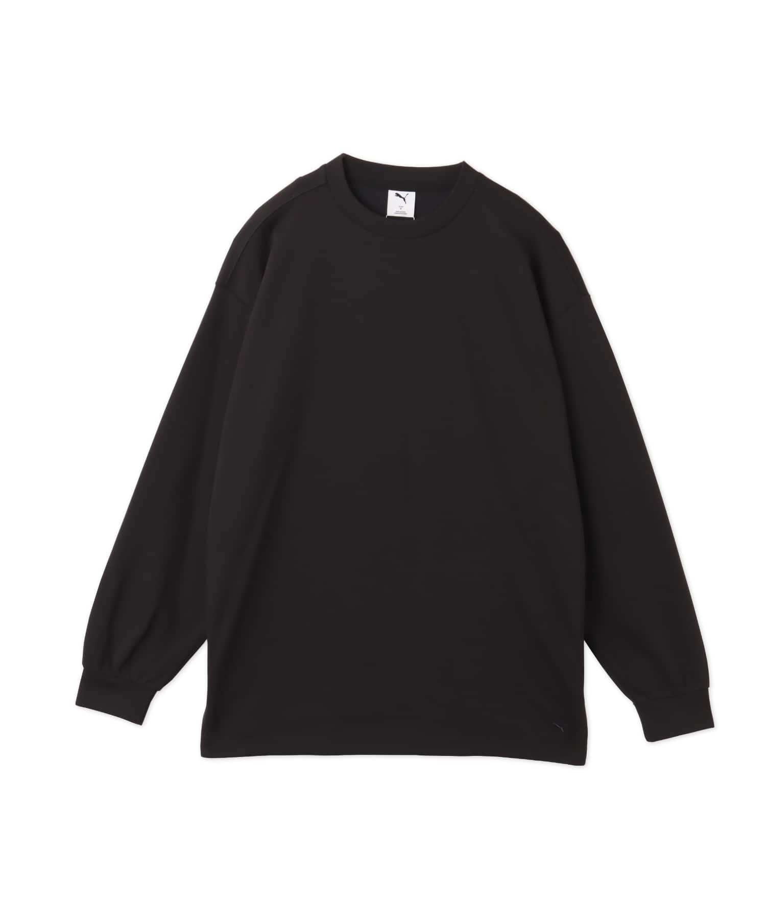 PUMA OVERSIZED LS TEE PUMA BLACKのメイン画像