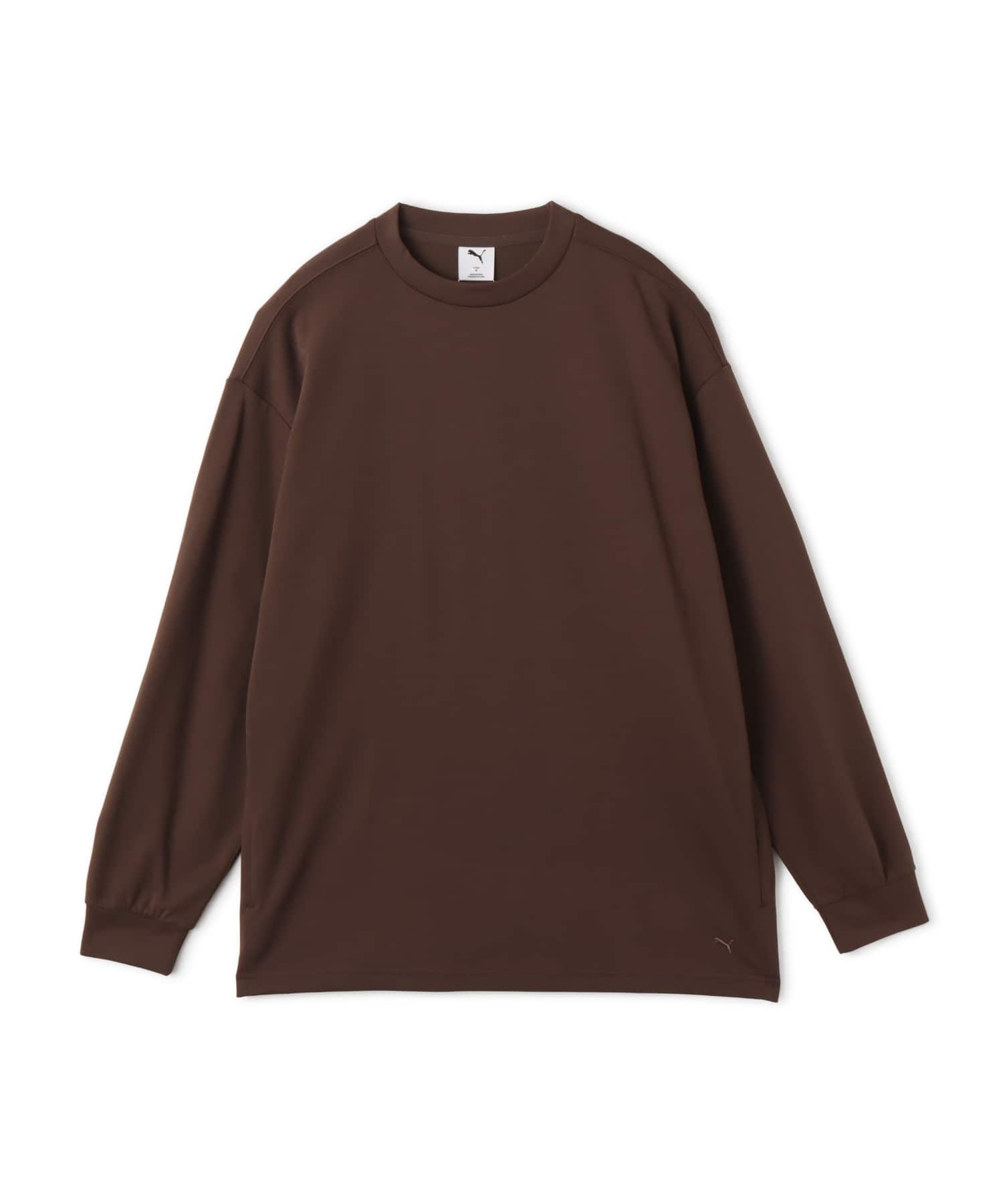 PUMA OVERSIZED LS TEE CHOCOLATEのメイン画像