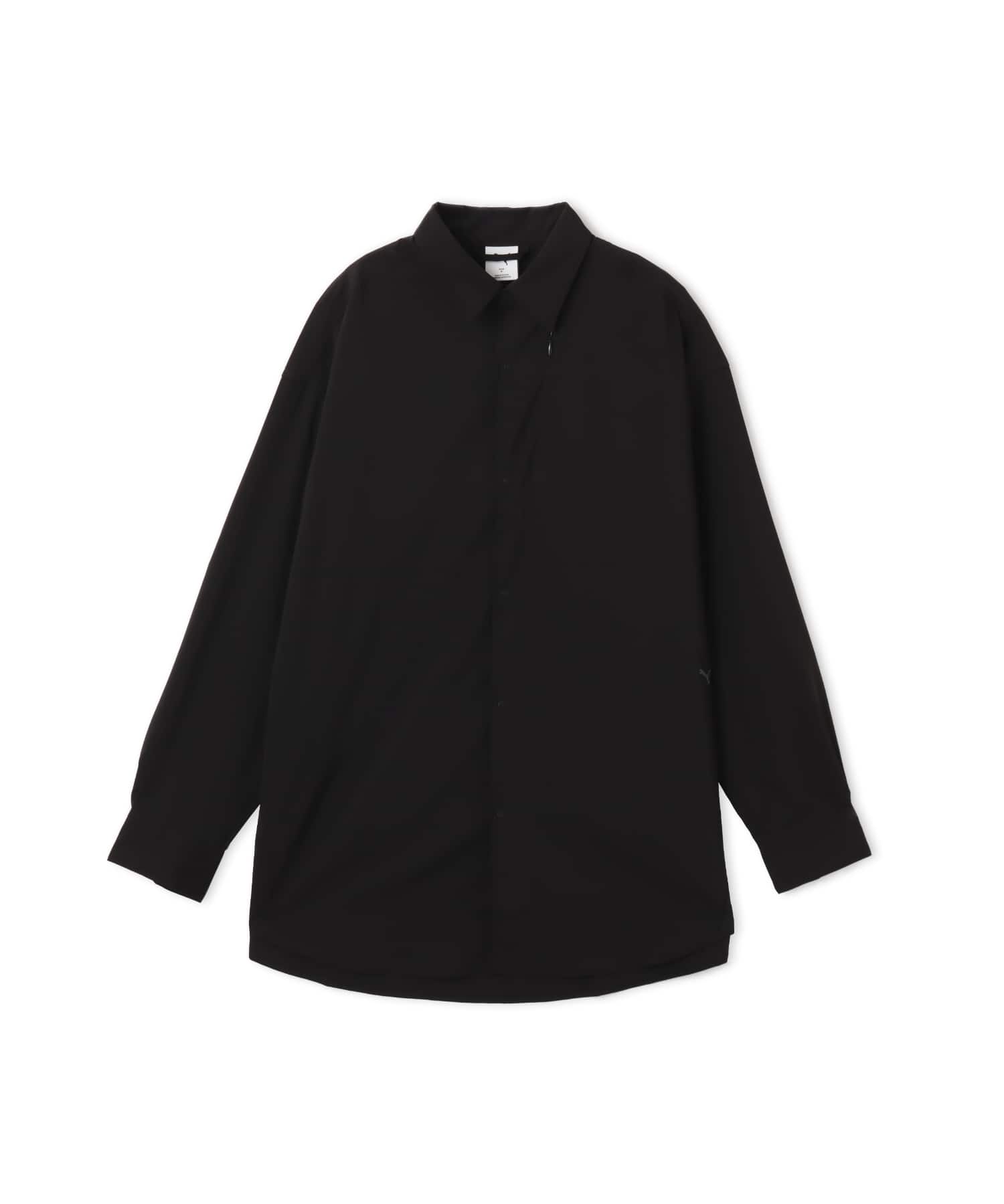 PUMA OVERSIZED LS SHIRT PUMA BLACKのメイン画像