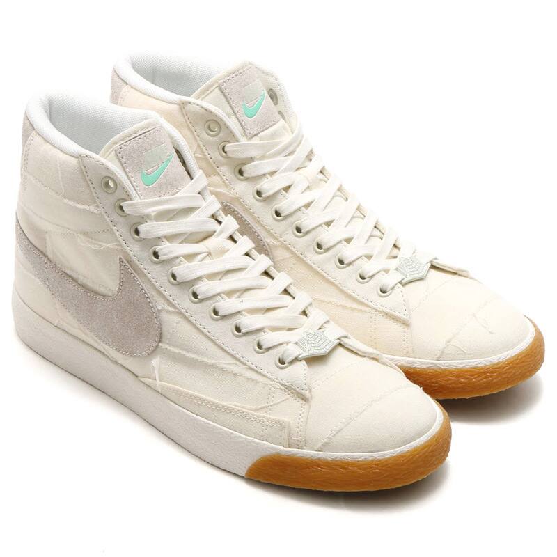 Nike Blazer Mid Prm Vntg Qs ナイキ ブレザー ミッド プレミアム ヴィンテージ Qs Sail Sl Enml Grn Gm Lght Brwn15ho S