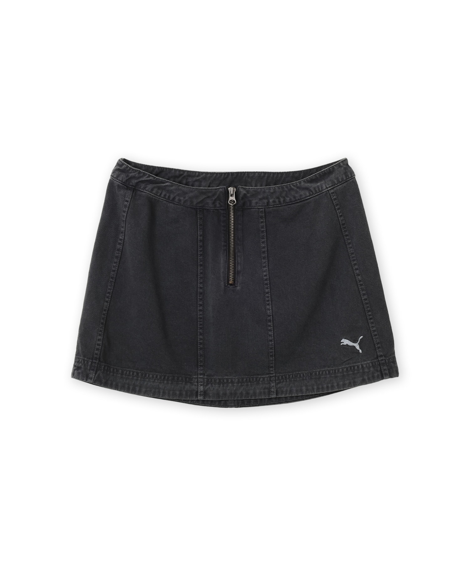 PUMA FUTURE.PUMA.ARCHIVE WASHED TWILL SKIRT PUMA BLACKのメイン画像