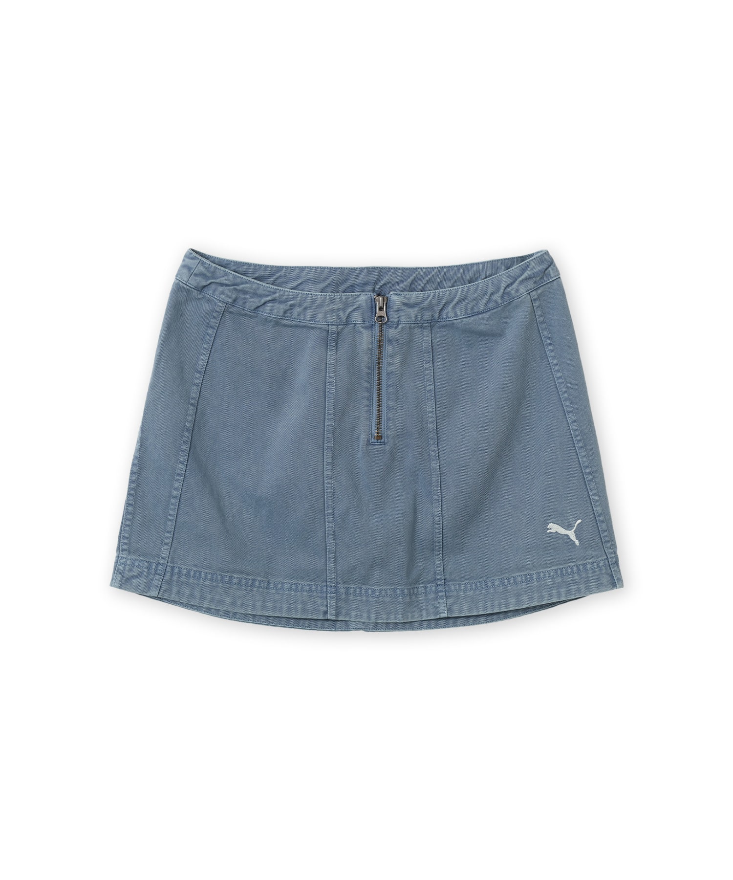 PUMA FUTURE.PUMA.ARCHIVE WASHED TWILL SKIRT COOL BLUEのメイン画像