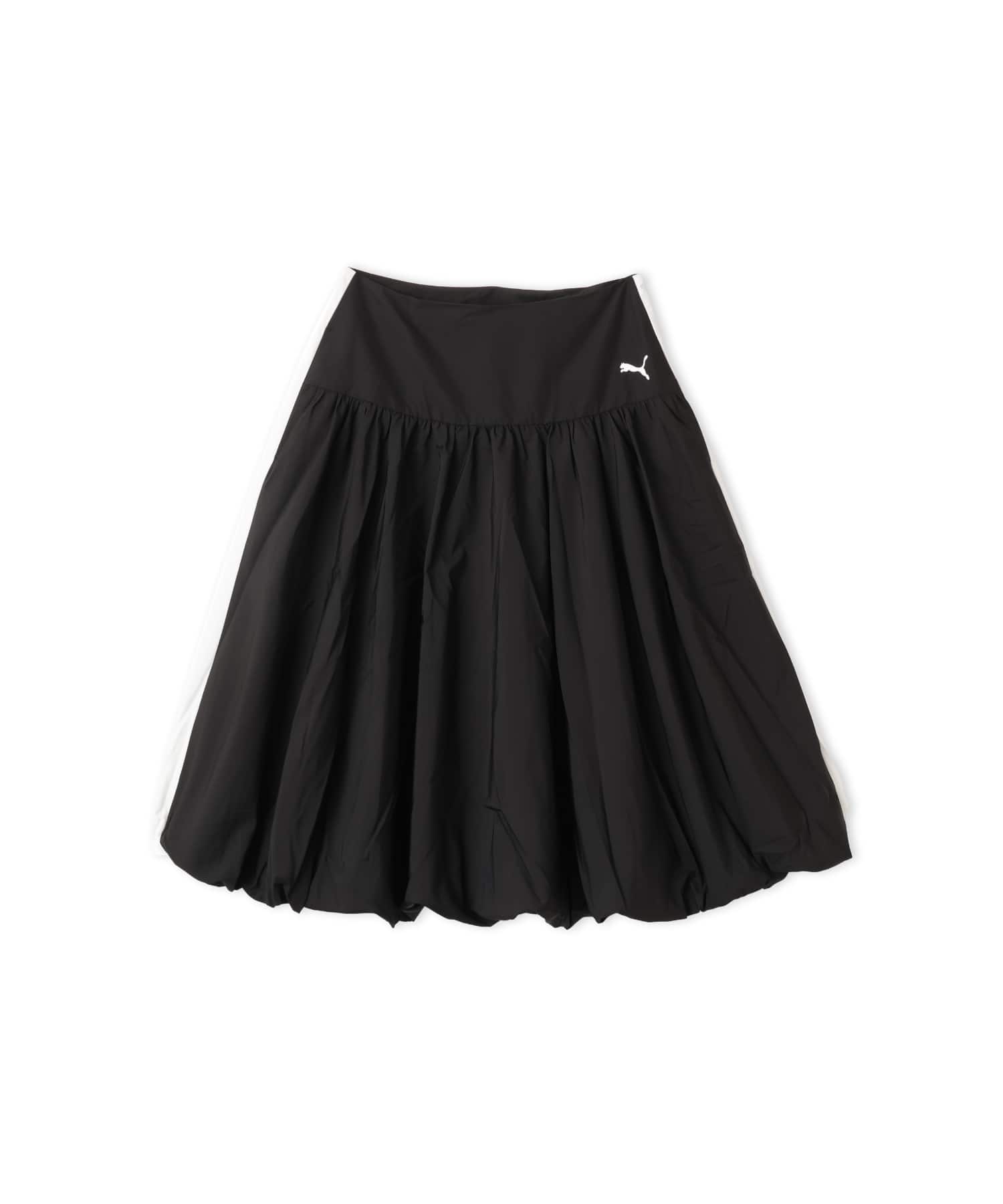 PUMA T7 BALLOON WOVEN MIDI SKIRT PUMA BLACKのメイン画像
