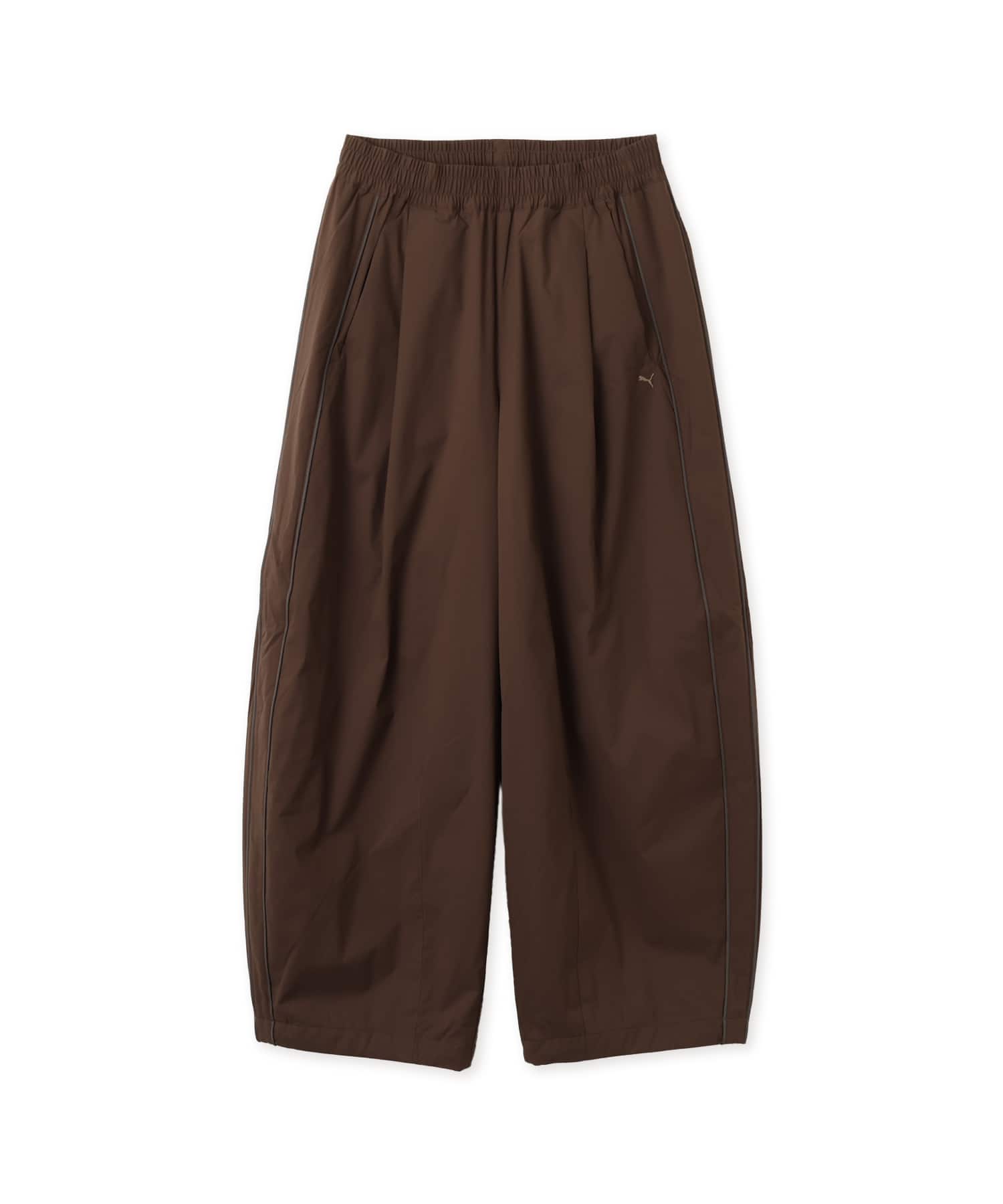 PUMA MATT TAFFETA THIN PADDED PANTS CHOCOLATEのメイン画像