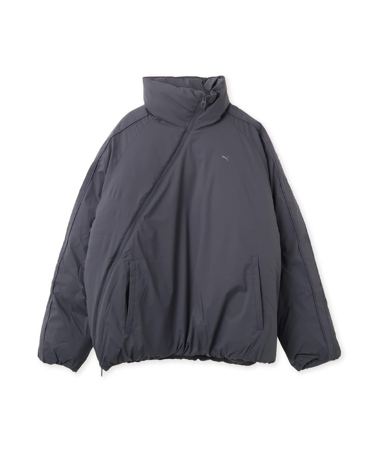PUMA MATT TAFFETA PADDED JACKET STRONG GRAYのメイン画像