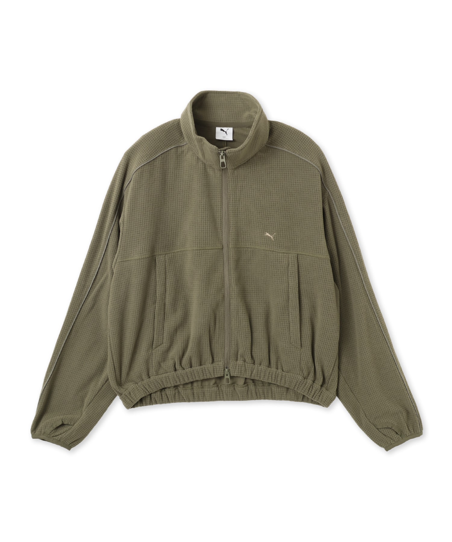 PUMA FLEECE ZIP-UP JACKET WS LODEN GREENのメイン画像