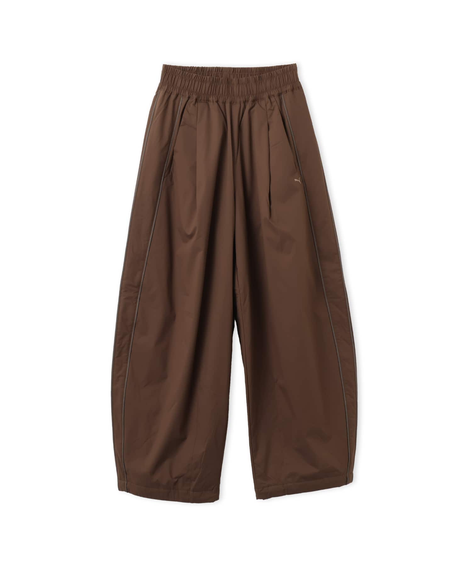 PUMA MATT TAFFETA THIN PADDED PANTS WS CHOCOLATEのメイン画像