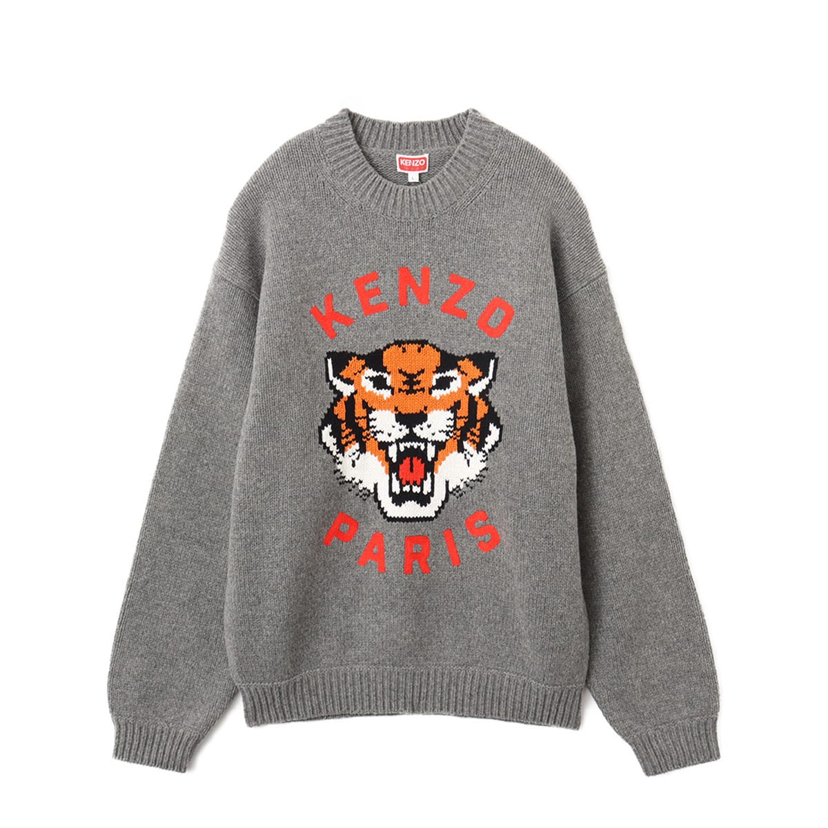 KENZO LUCKY TIGER JUMPER Stone Grey |atmos（アトモス） 公式オンラインストア