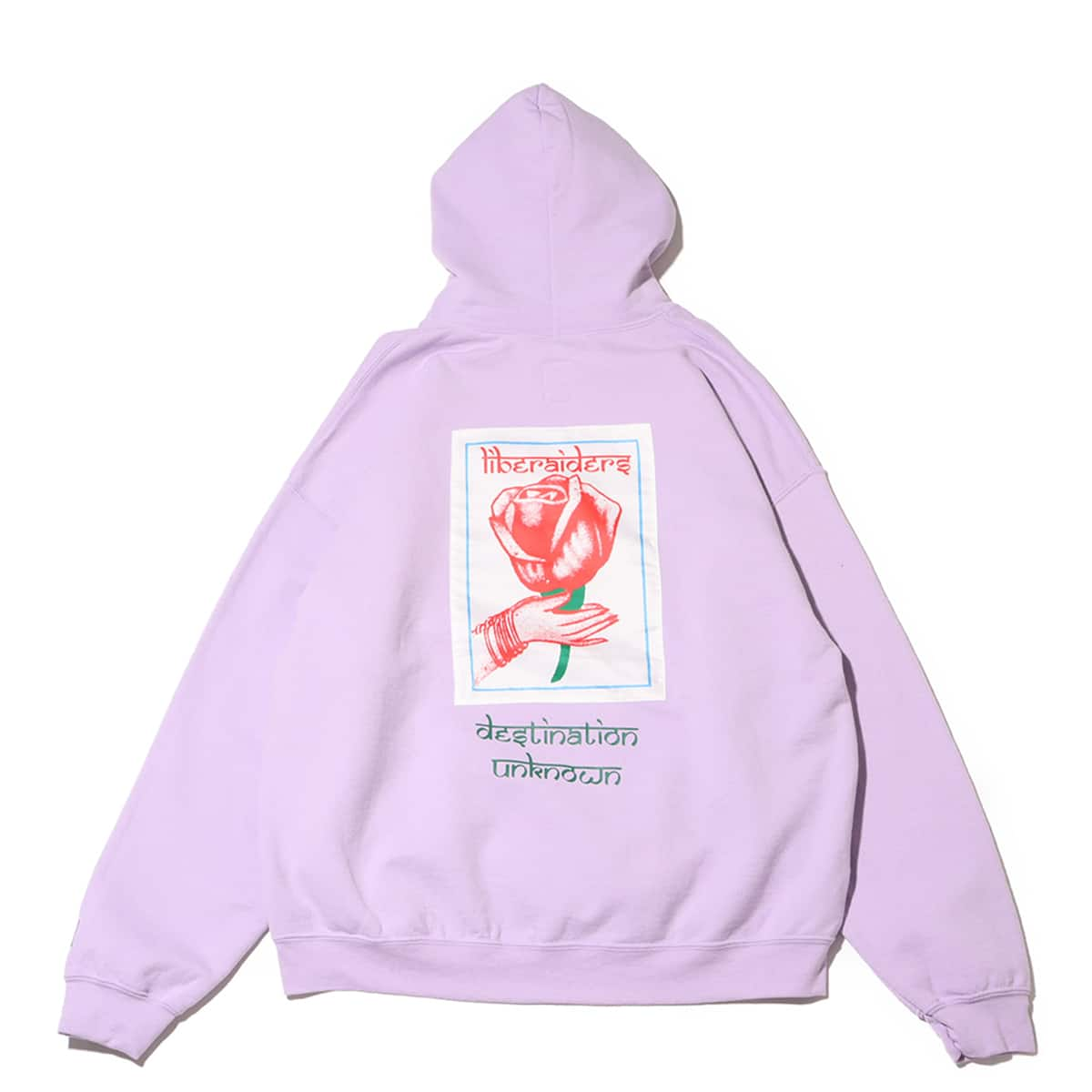 LIBERAIDERS LR ROSE HOODIE LAVENDER 24SP-I