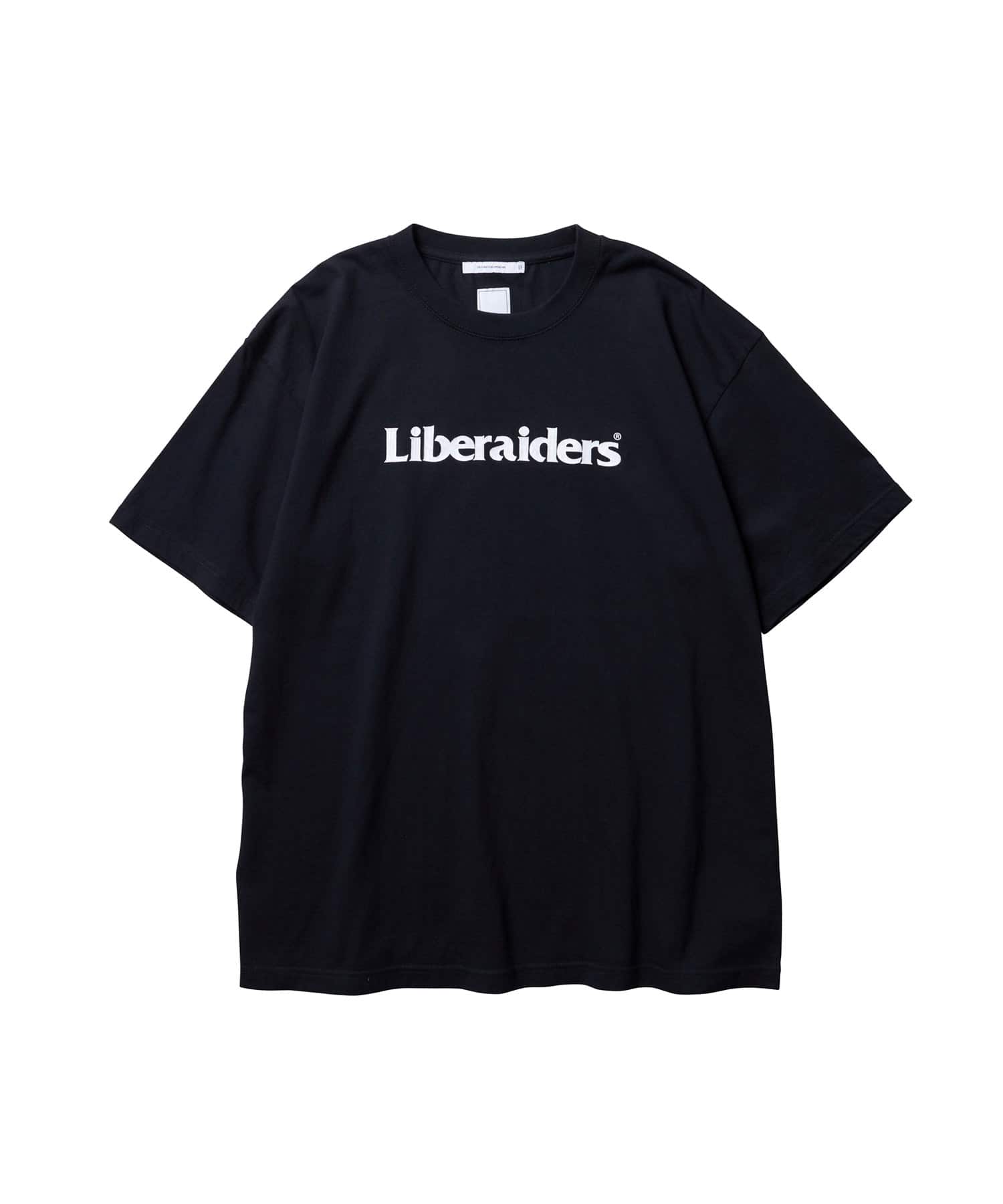 LIBERAIDERS OG LOGO TEE BLACKのメイン画像