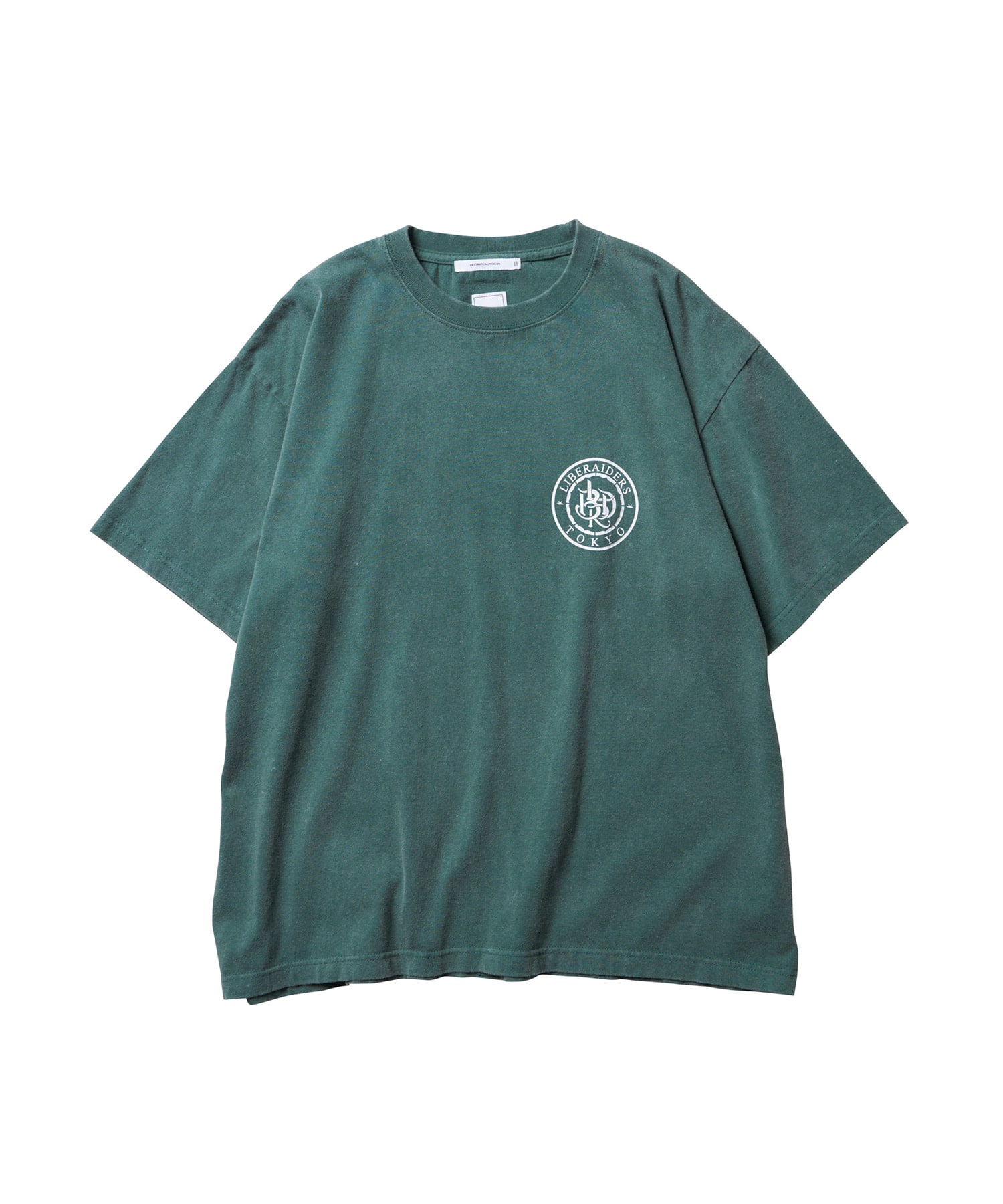 LIBERAIDERS EMBLEM TEE GREENのメイン画像