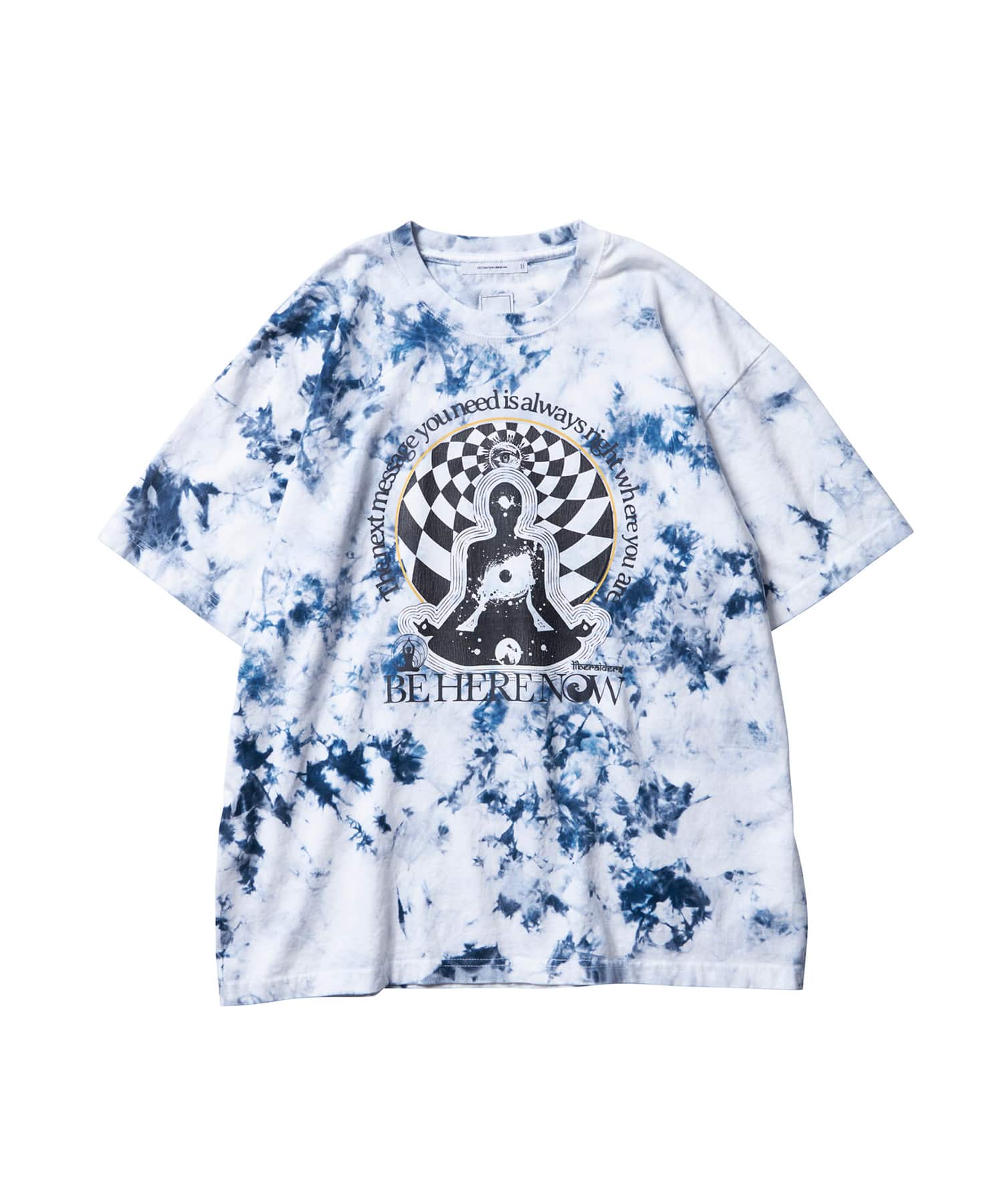 LIBERAIDERS BE HERE NOW TIE-DYE TEE TIE DYEのメイン画像