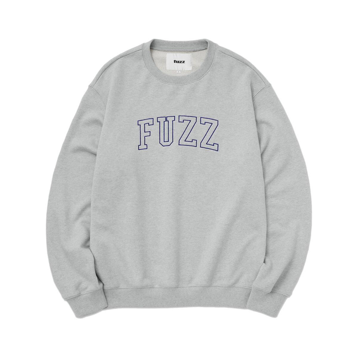 fuzz COLLEGE ARCH LOGO SWEATSHIRT GRAY 20HO-Iのメイン画像