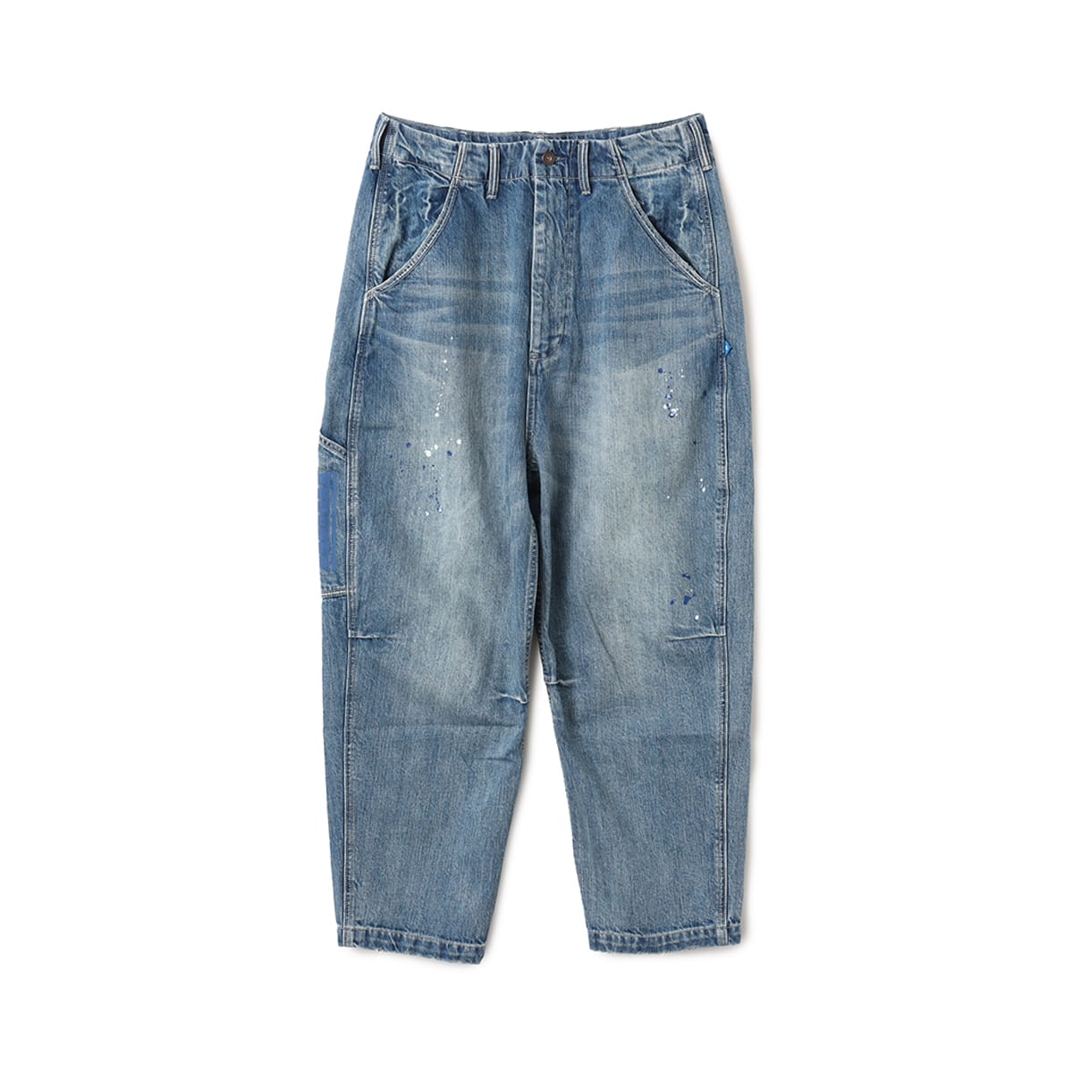 春夏新作モデル LIBERAIDERS TRIBAL DENIM SARROUEL PANTS HW HARD WASH（リベ パンツ