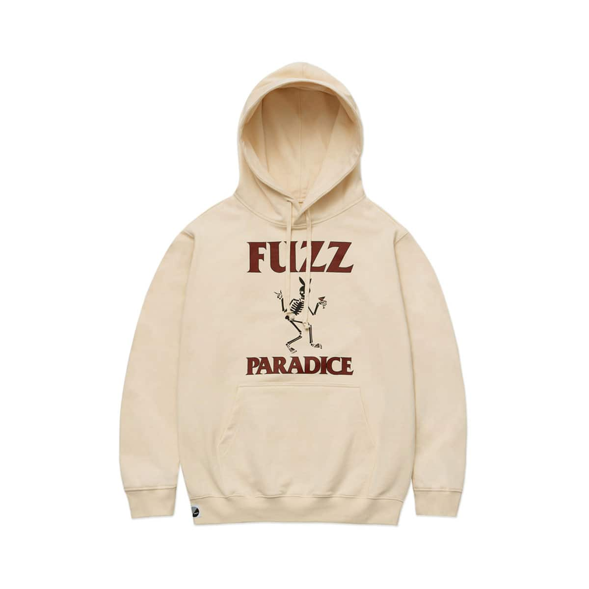 fuzz BUNNY BONE HOODIE IVORY 20HO-I