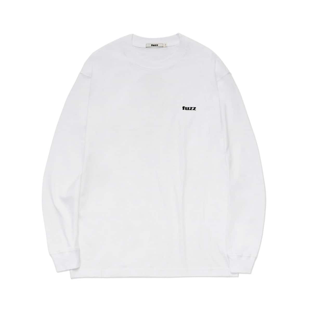 fuzz BASIC LOGO L/S TEE WHITE 20HO-Iのメイン画像