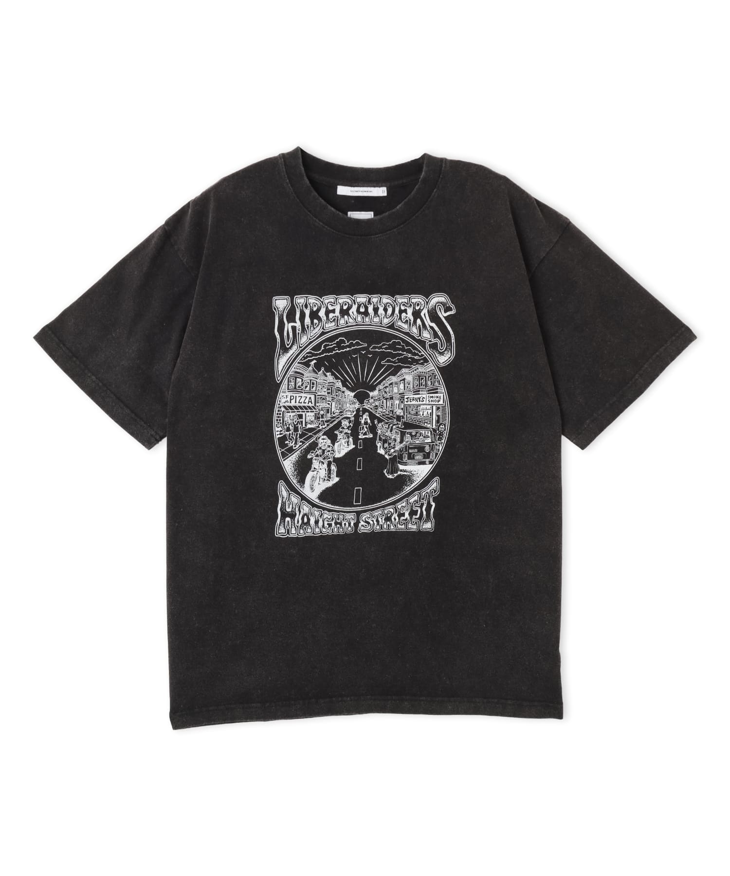 LIBERAIDERS HAIGHT STREET TEE BLACKのメイン画像