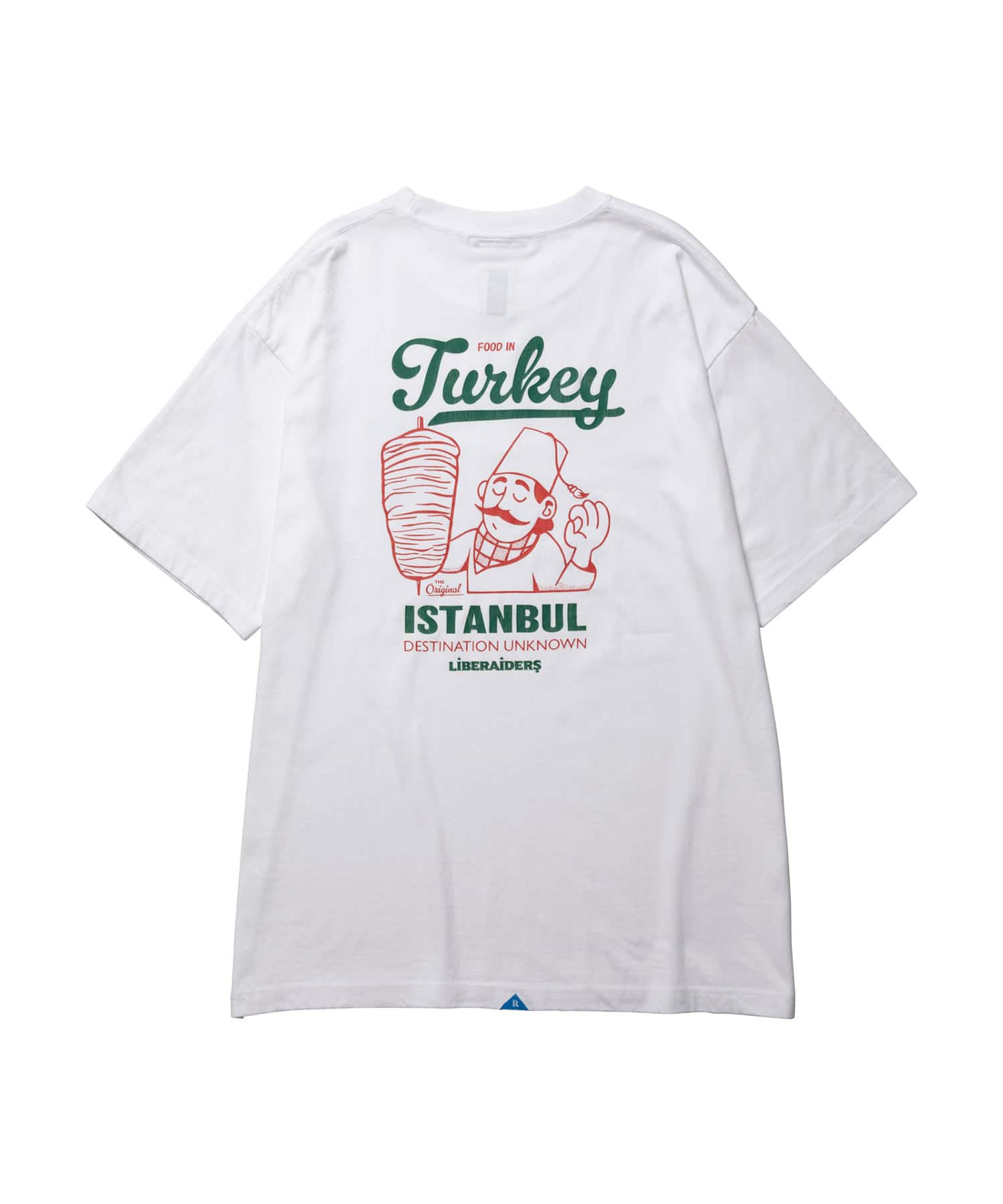 LIBERAIDERS LIBERAIDERS KEBAB TEE WHITEのメイン画像