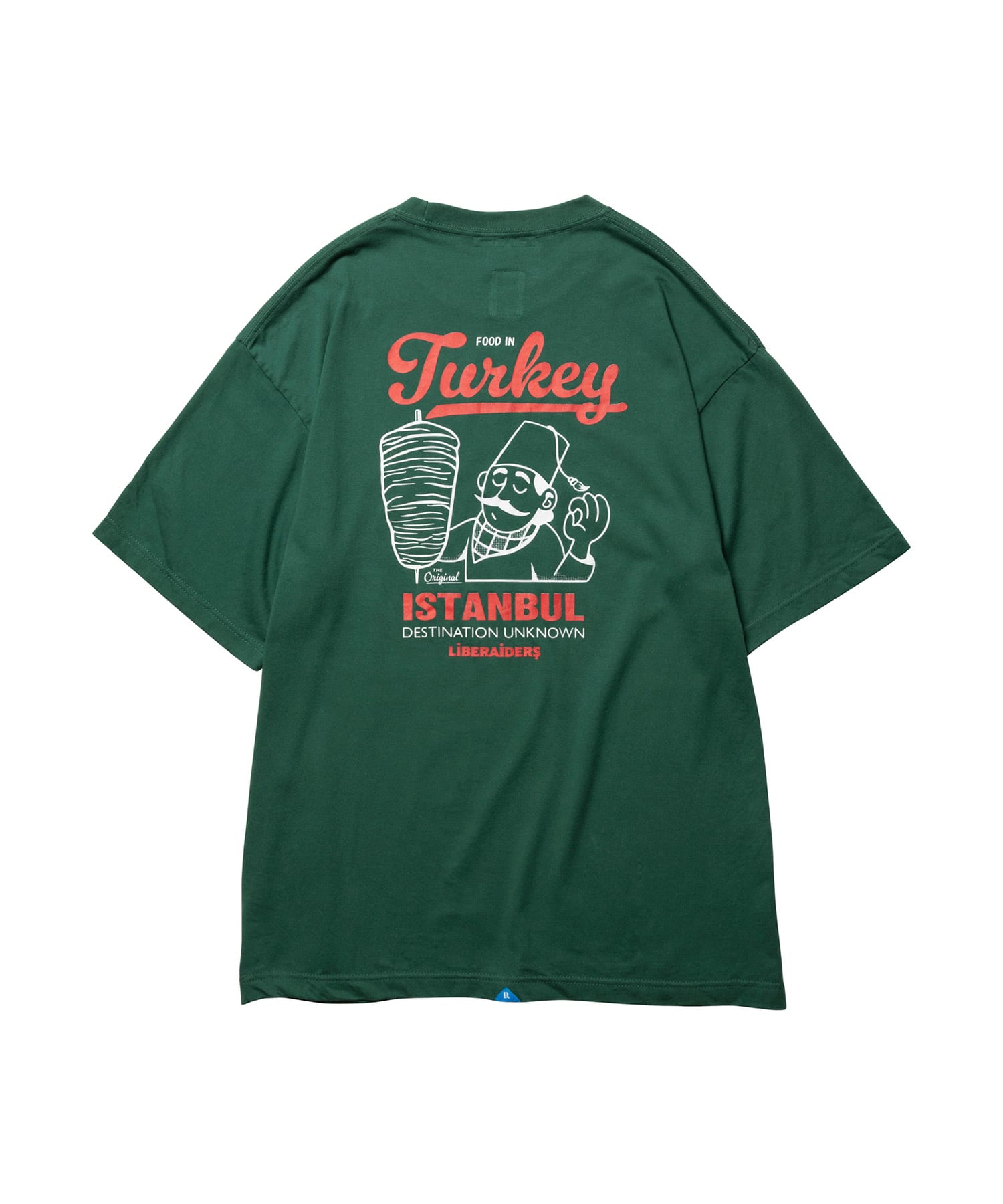LIBERAIDERS LIBERAIDERS KEBAB TEE GREENのメイン画像