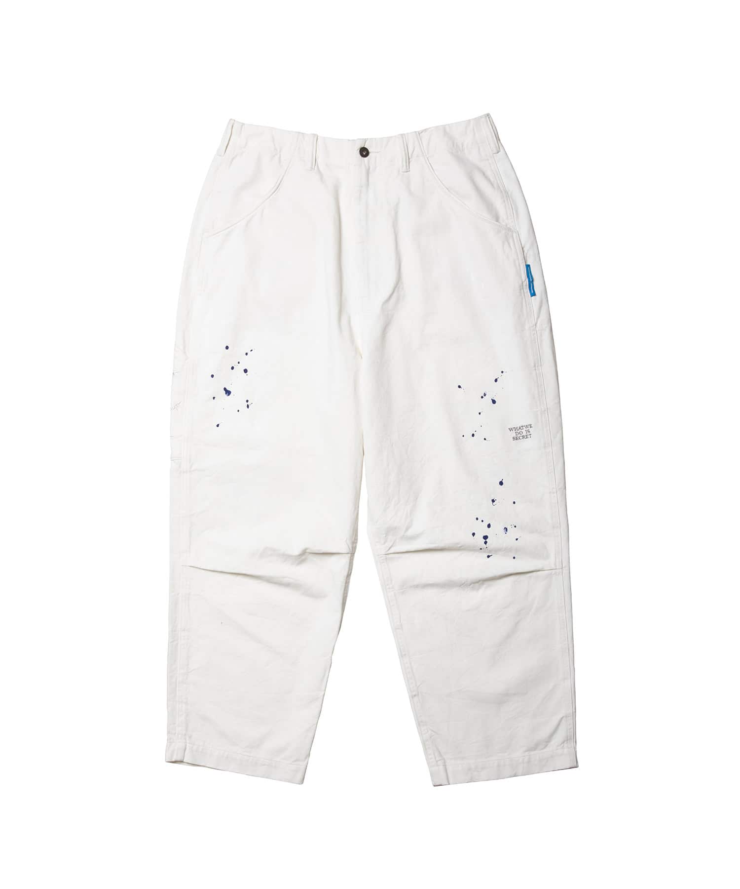 LIBERAIDERS SARROUEL CHINO PAINTER PANTS WHITEのメイン画像