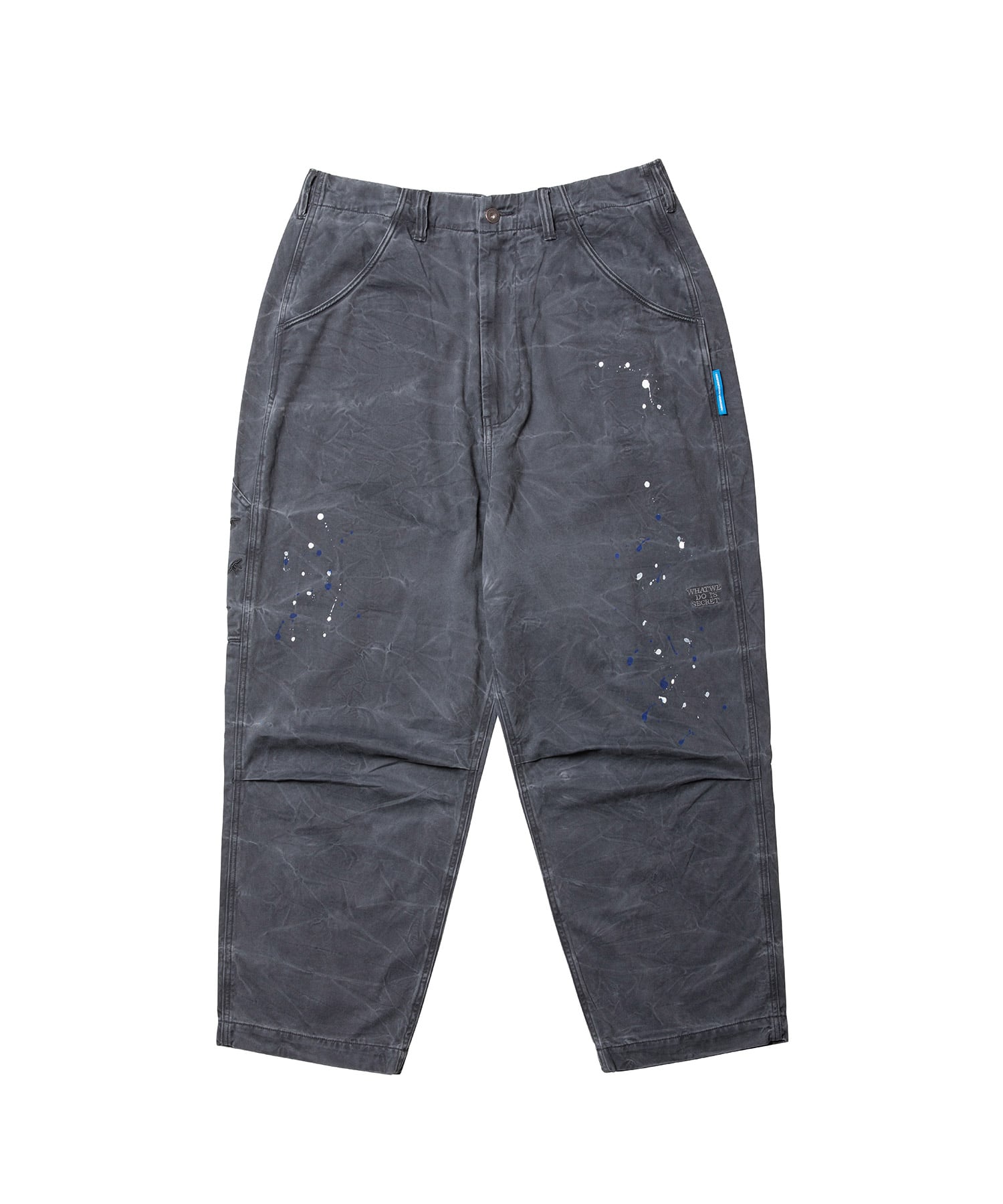 LIBERAIDERS SARROUEL CHINO PAINTER PANTS CHARCOALのメイン画像