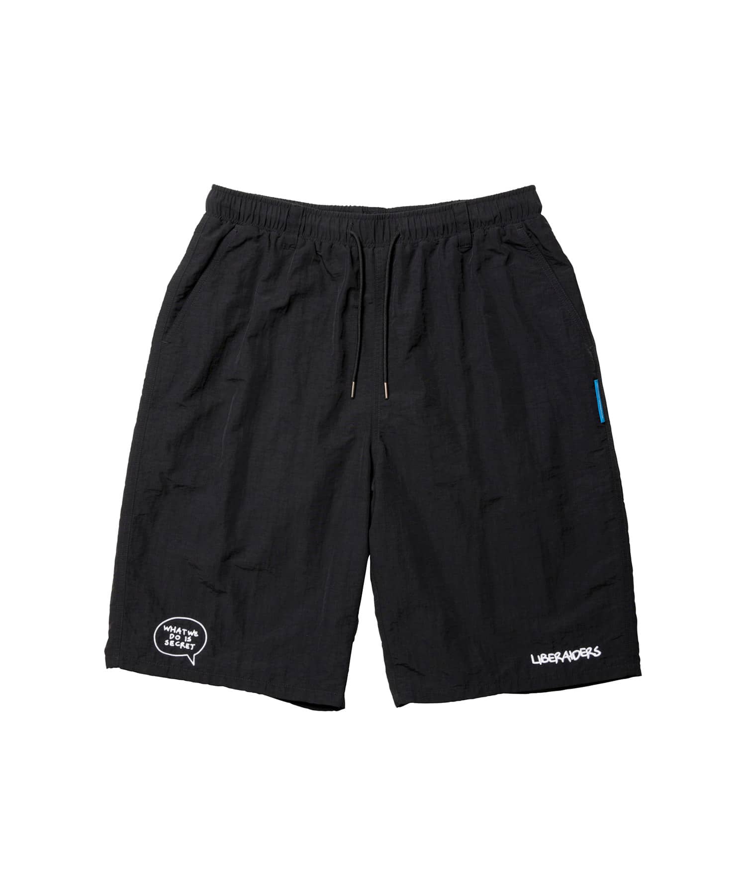 LIBERAIDERS NYLON HALF SHORTS BLACKのメイン画像