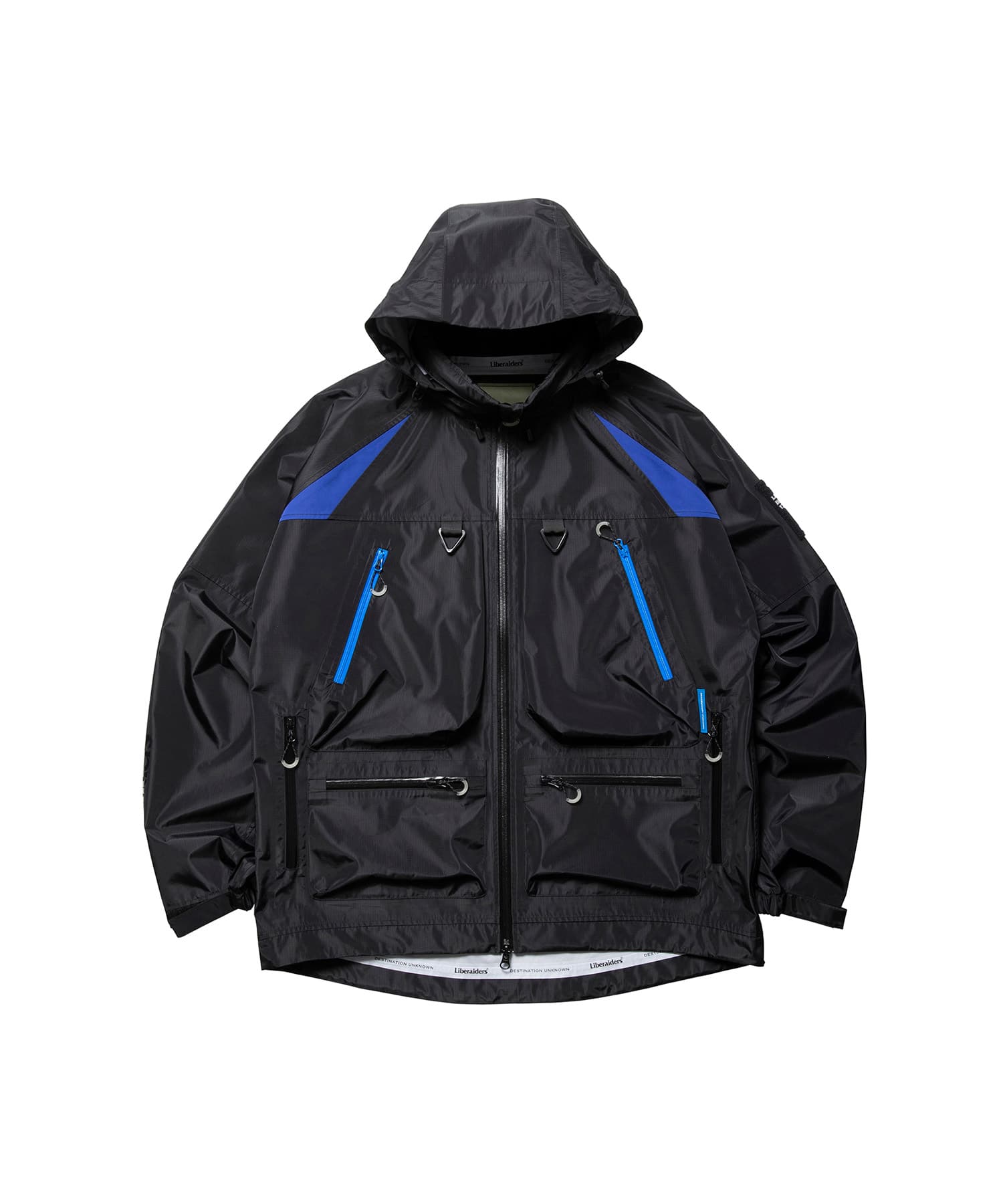 LIBERAIDERS ALL CONDITIONS 3LAYER JACKET III BLACKのメイン画像