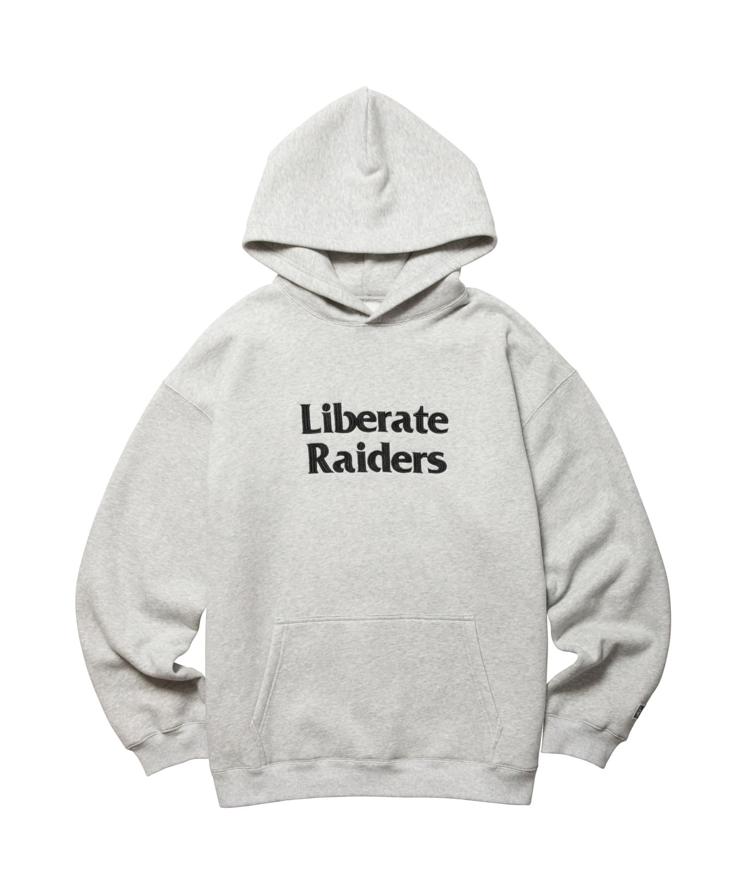 LIBERAIDERS LR EMBROIDERY HOODIE GRAYのメイン画像