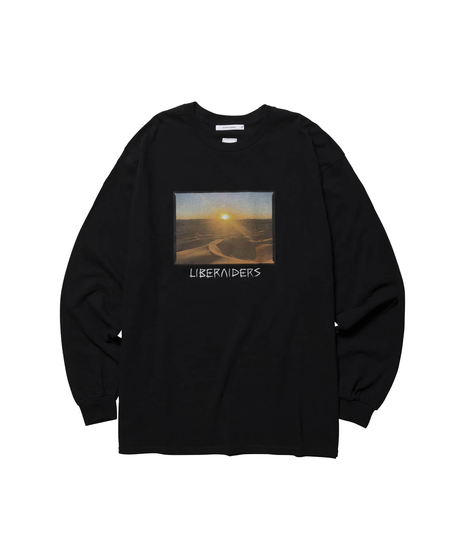LIBERAIDERS LBRDRS LOGO L/S TEE BLACKのメイン画像
