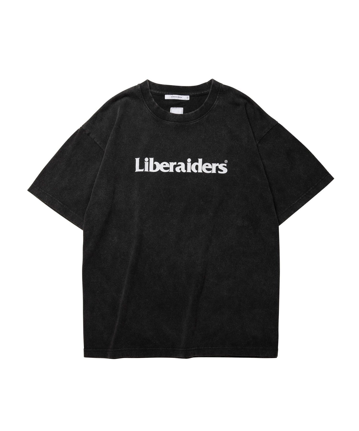 LIBERAIDERS OG LOGO TEE BLACKのメイン画像