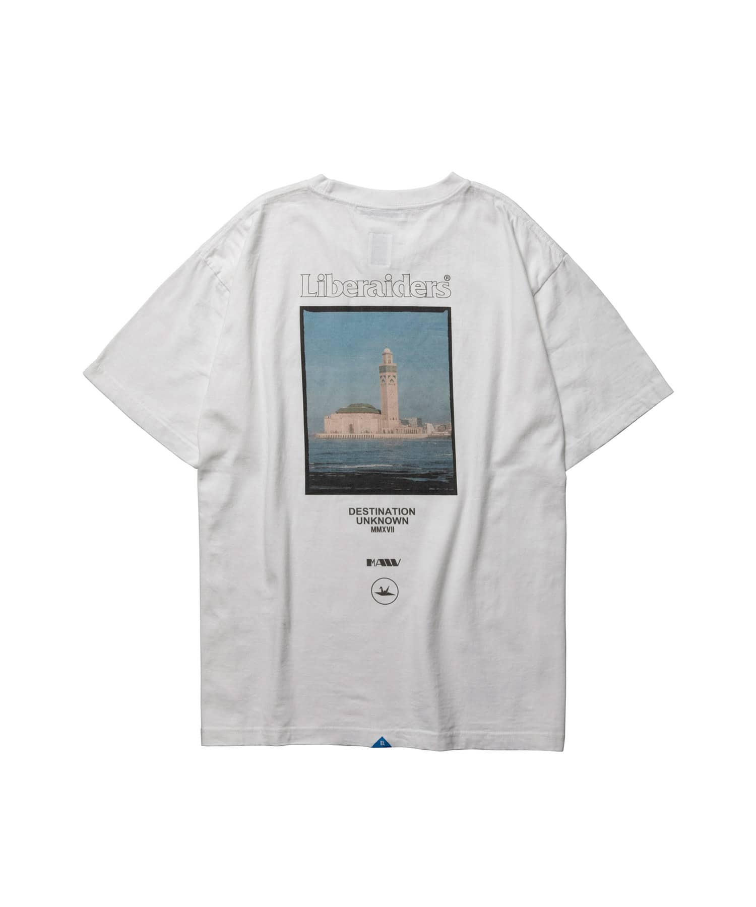 LIBERAIDERS MAW PHOTO TEE WHITEのメイン画像
