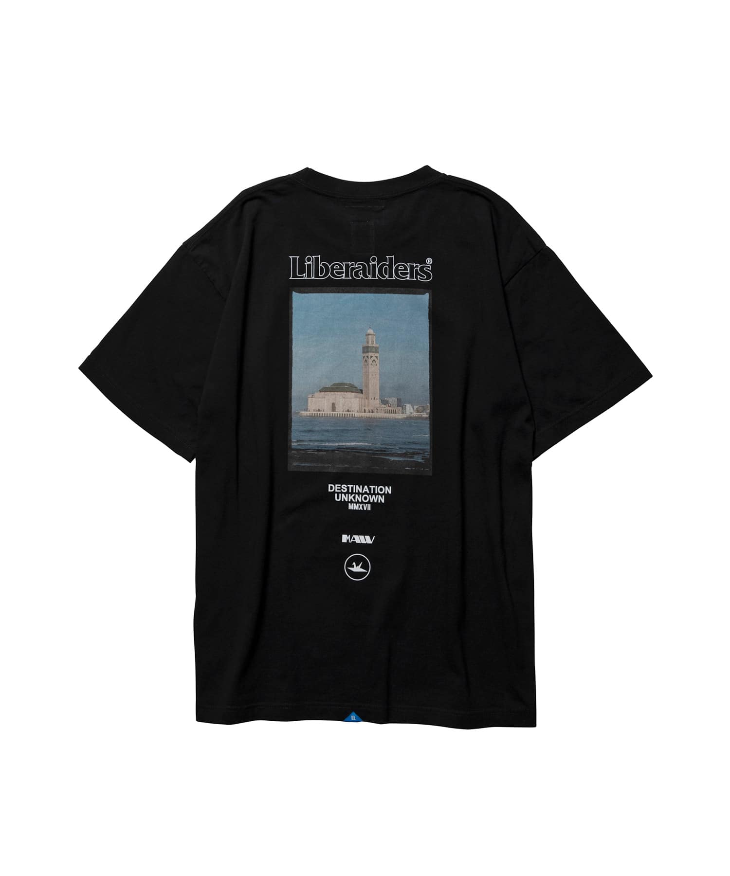 LIBERAIDERS MAW PHOTO TEE BLACKのメイン画像