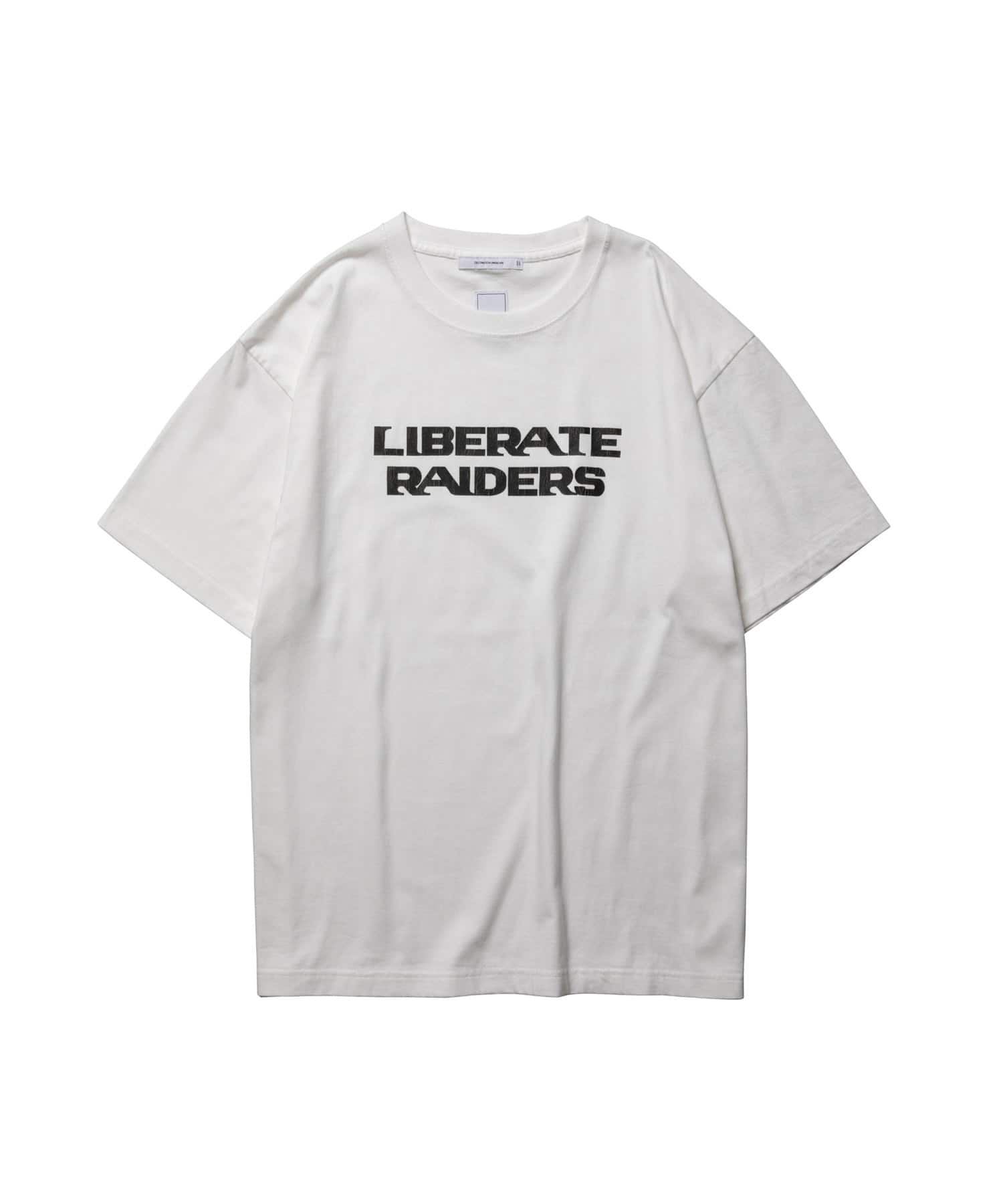 LIBERAIDERS LR LOGO TEE WHITEのメイン画像