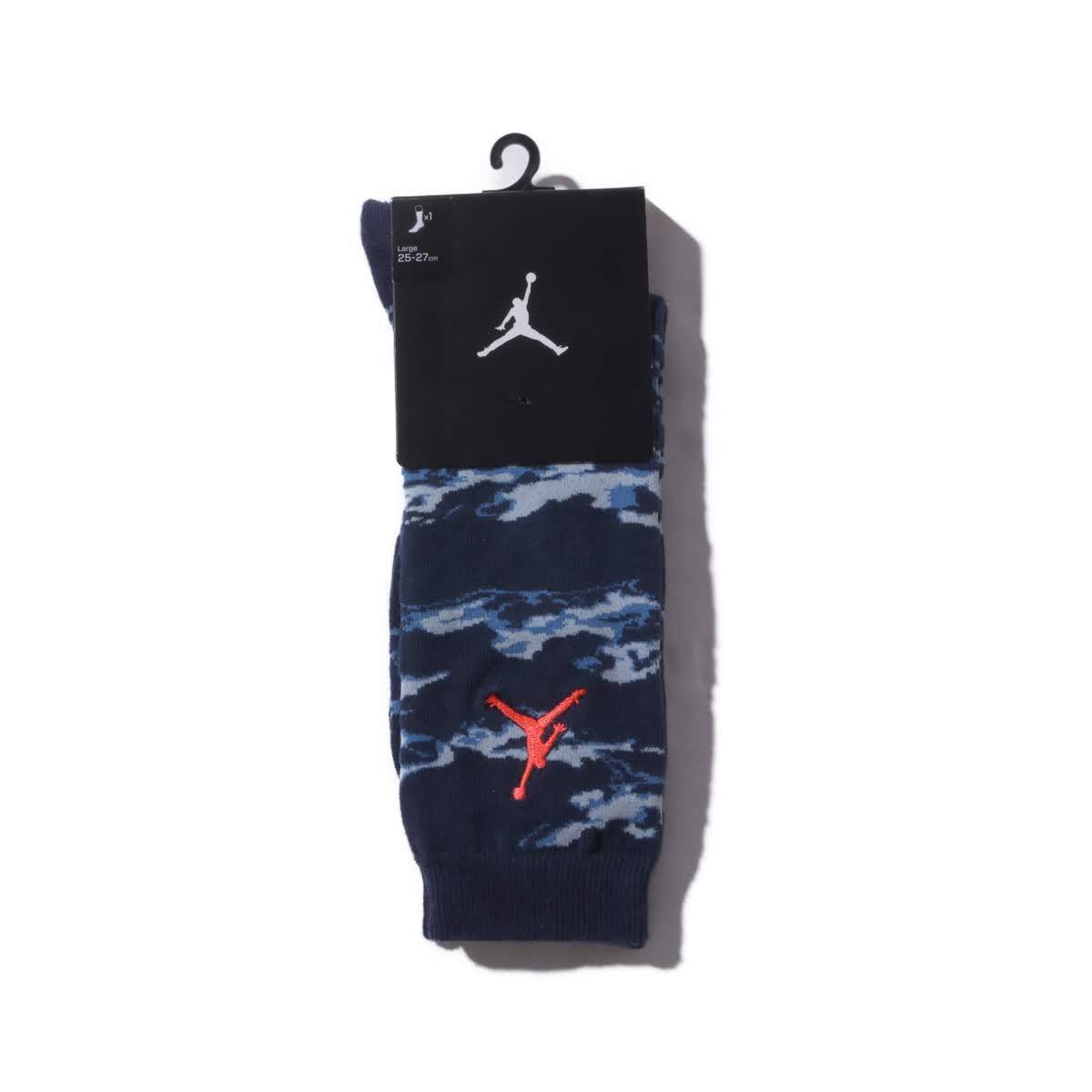 JORDAN BRAND JORDAN CLOUD CAMO SOCK NAVY 16SU-Iのメイン画像